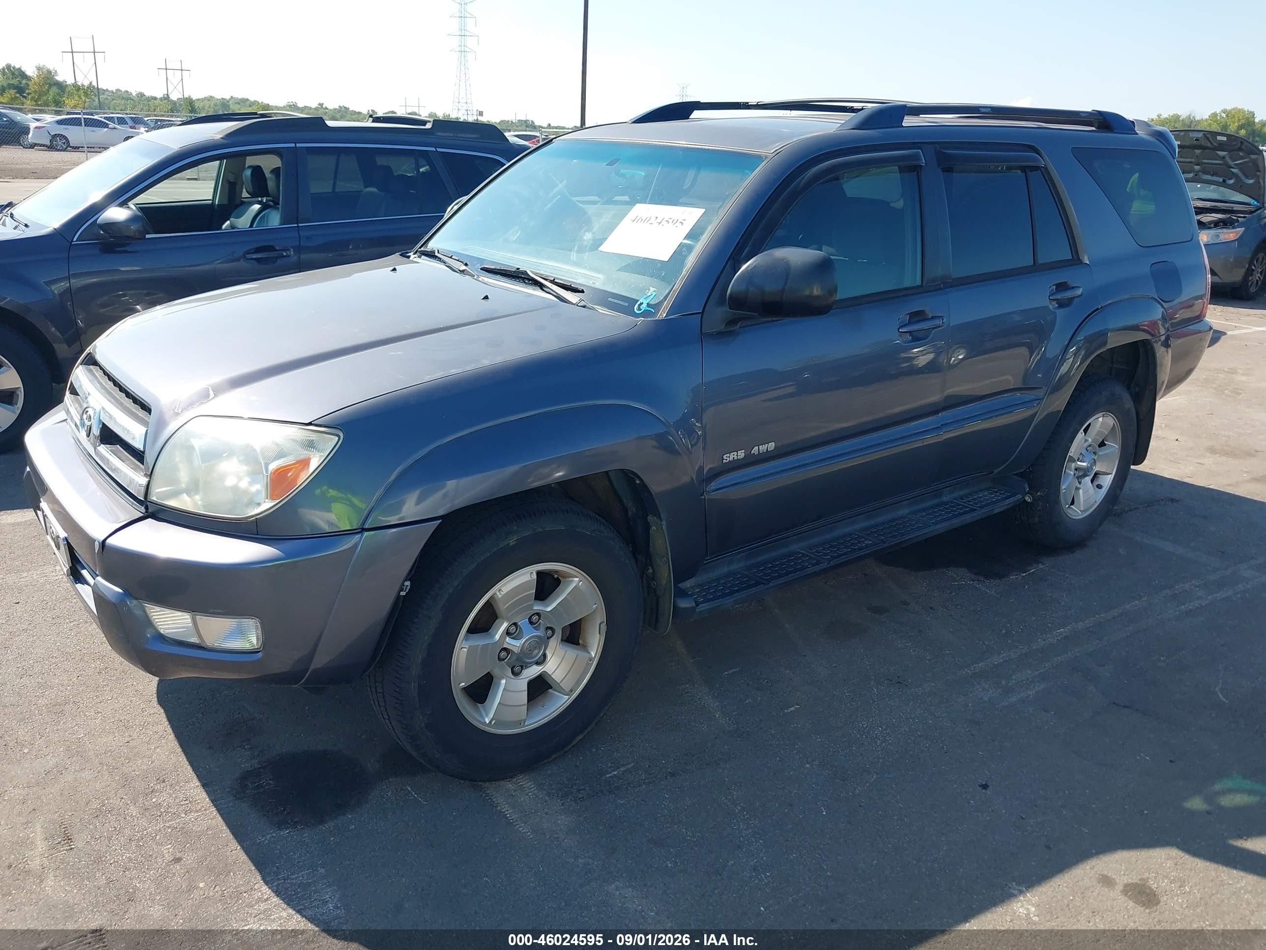 2005 Toyota 4runner Sr5 V6 Gray vin: JTEBU14R150077376