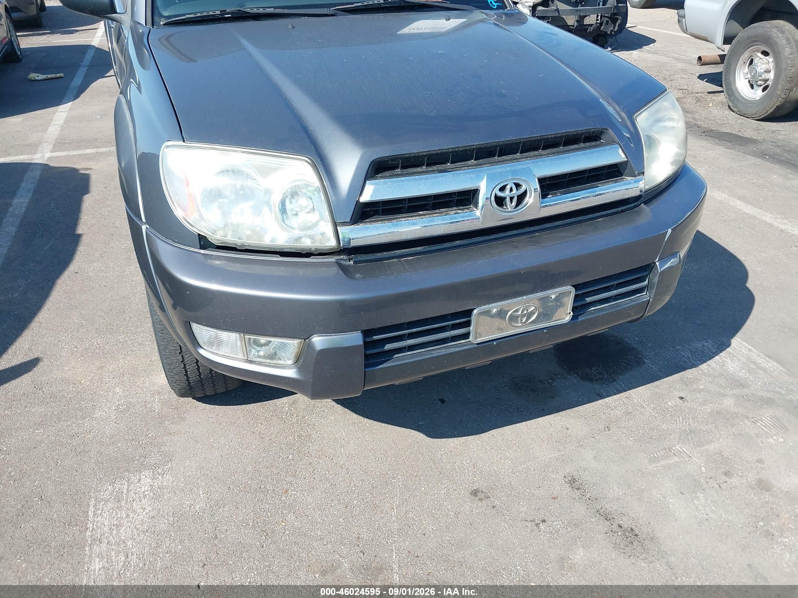 2005 Toyota 4runner Sr5 V6 Gray vin: JTEBU14R150077376