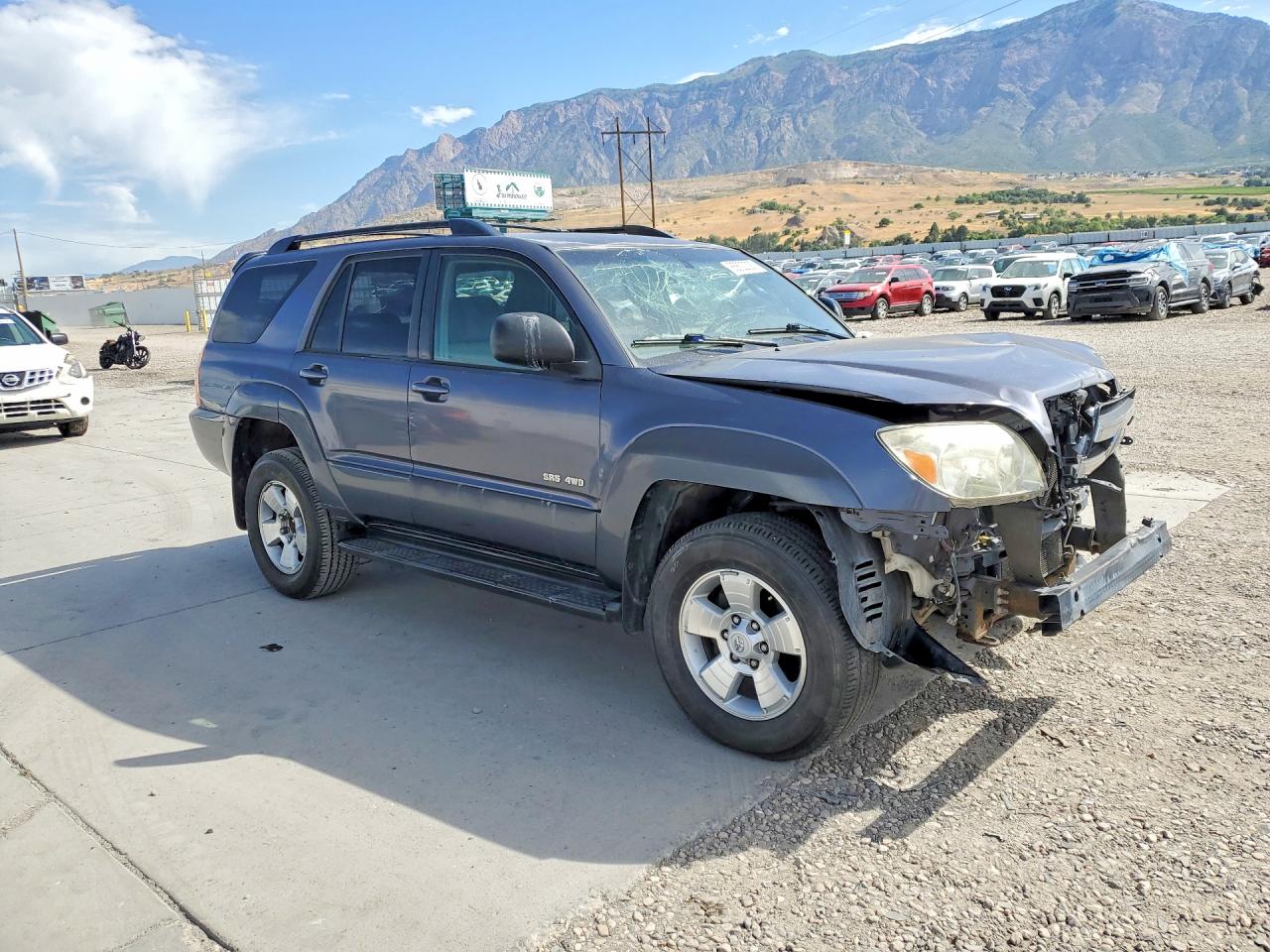 2005 Toyota 4runner Sr5 Gray vin: JTEBU14R158044072