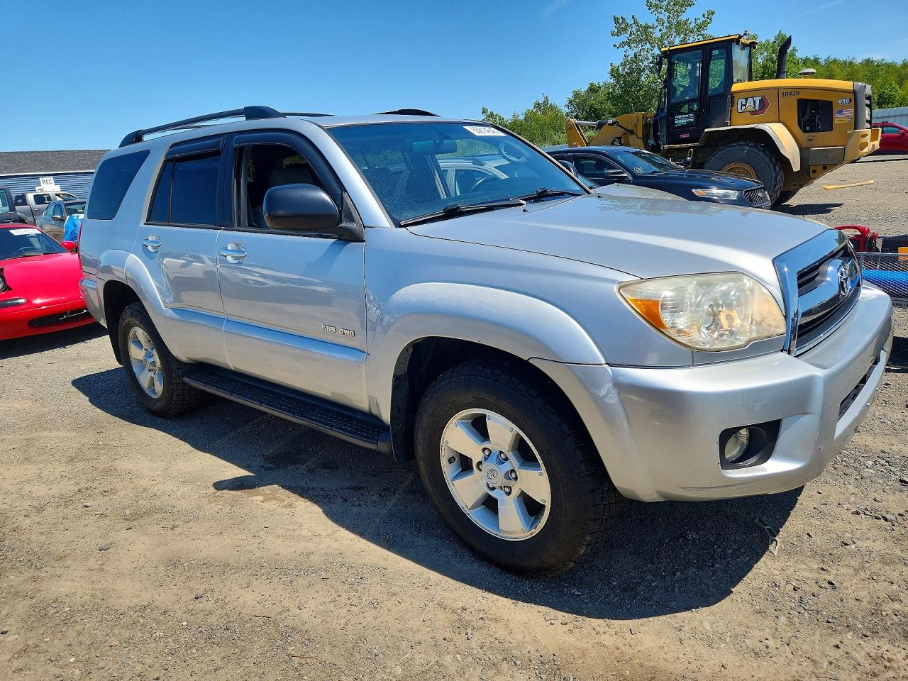 2006 Toyota 4runner Sr5 Silver vin: JTEBU14R160098505