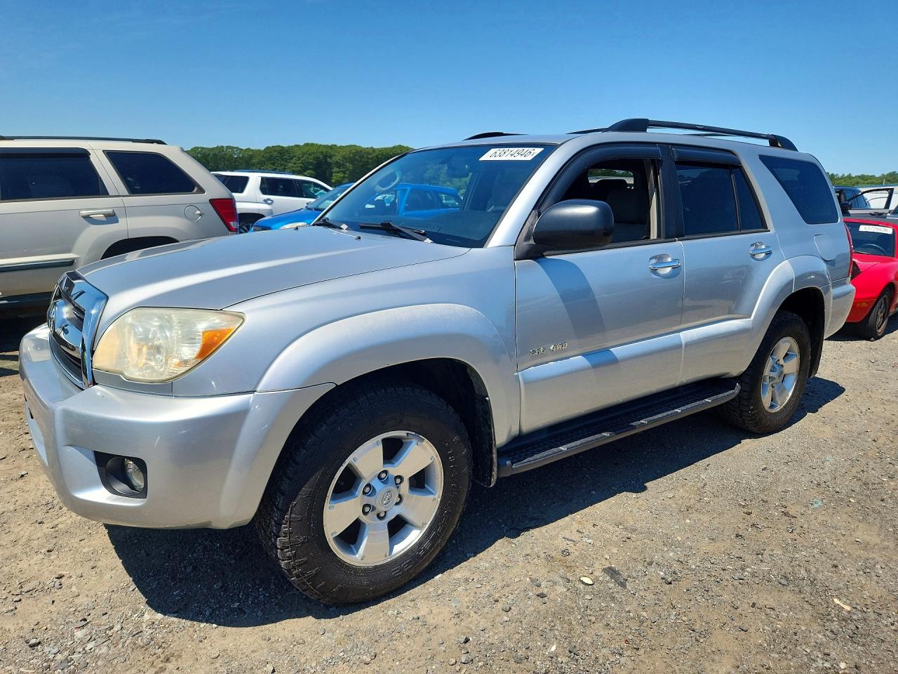 2006 Toyota 4runner Sr5 Silver vin: JTEBU14R160098505