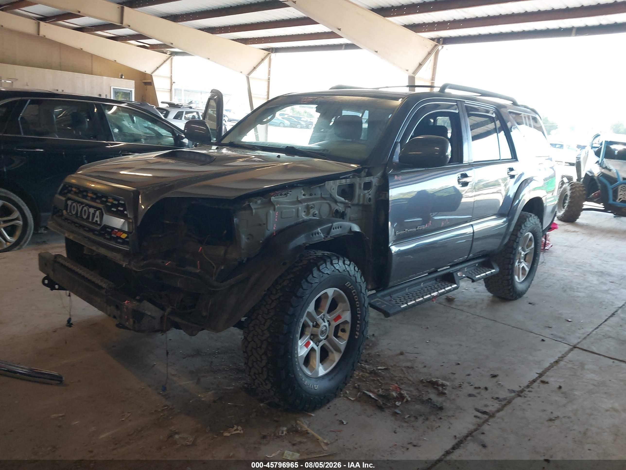 2006 Toyota 4runner Sr5 Sport V6 Серый vin: JTEBU14R168056711