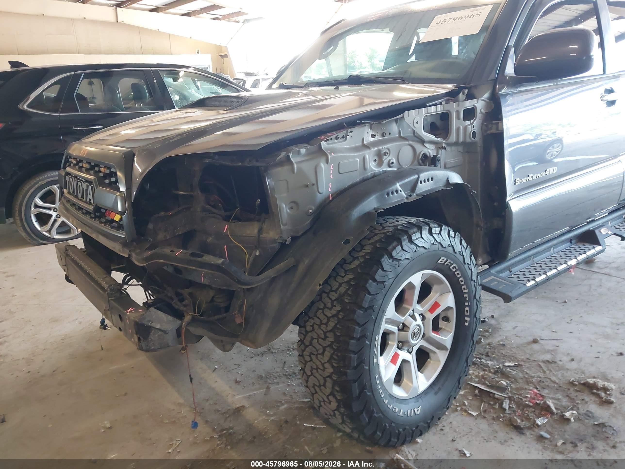 2006 Toyota 4runner Sr5 Sport V6 Серый vin: JTEBU14R168056711