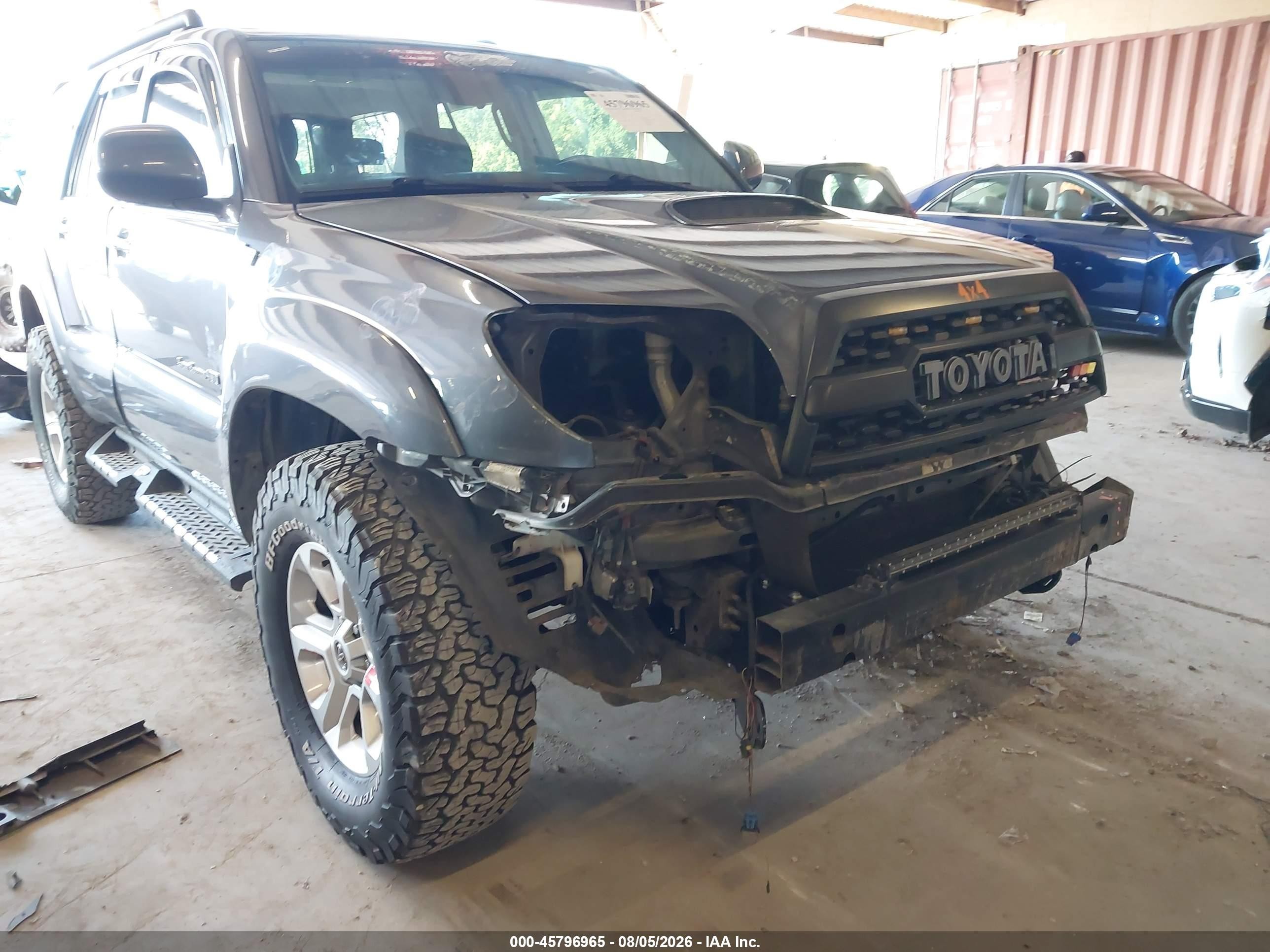 2006 Toyota 4runner Sr5 Sport V6 Серый vin: JTEBU14R168056711