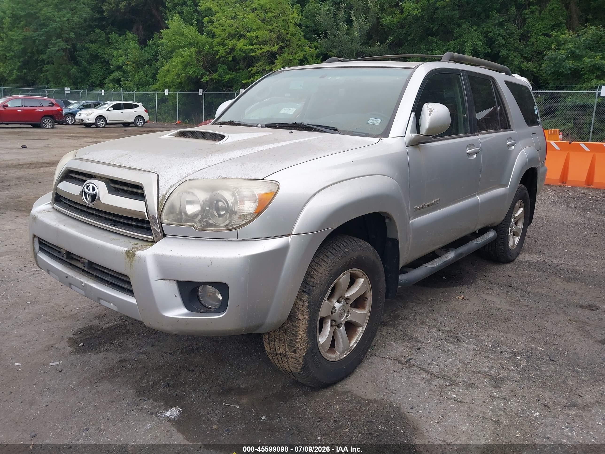 2006 Toyota 4runner Sr5 Sport V6 Silver vin: JTEBU14R168064288