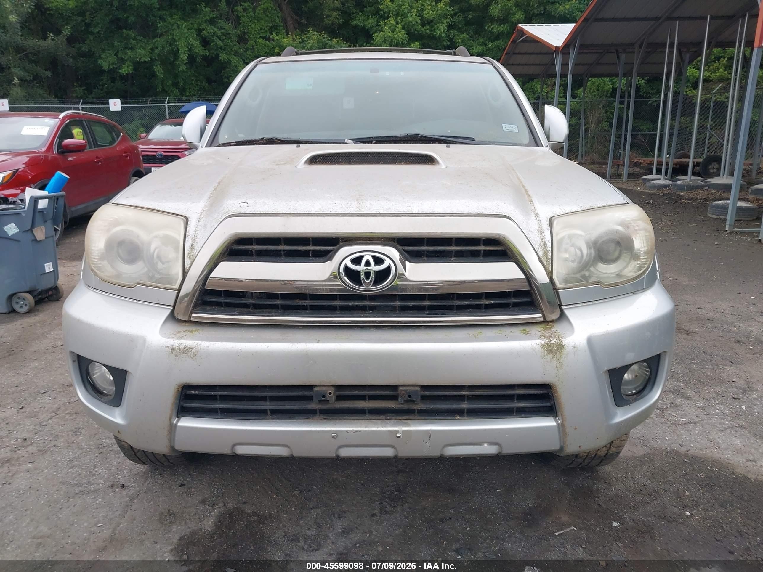 2006 Toyota 4runner Sr5 Sport V6 Silver vin: JTEBU14R168064288