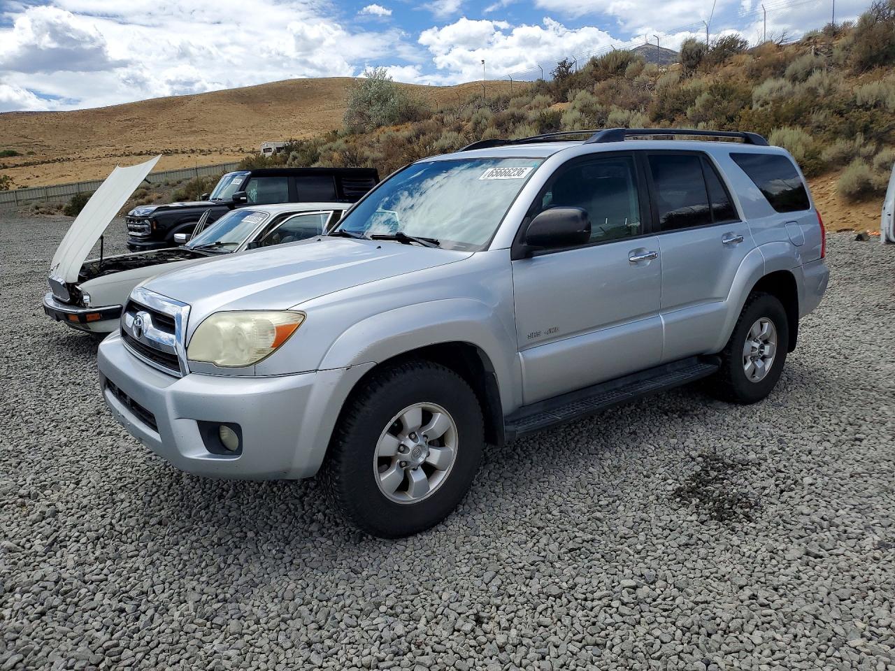 2007 Toyota 4runner Sr5 Silver vin: JTEBU14R170119354