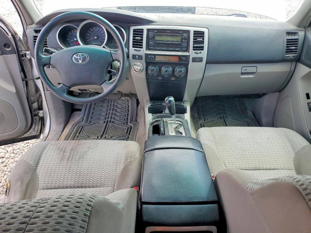 2007 Toyota 4runner Sr5 Silver vin: JTEBU14R170119354