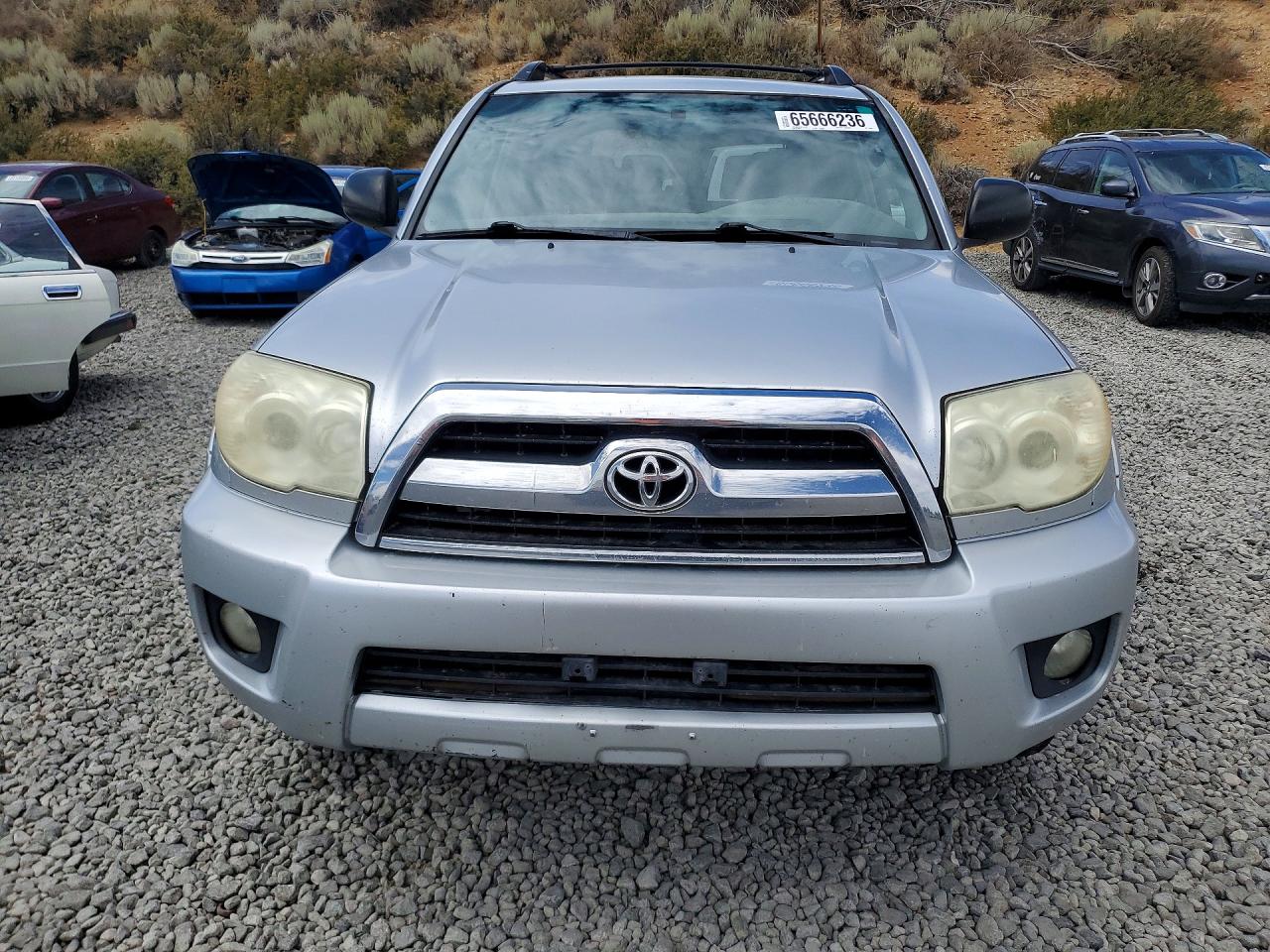 2007 Toyota 4runner Sr5 Silver vin: JTEBU14R170119354