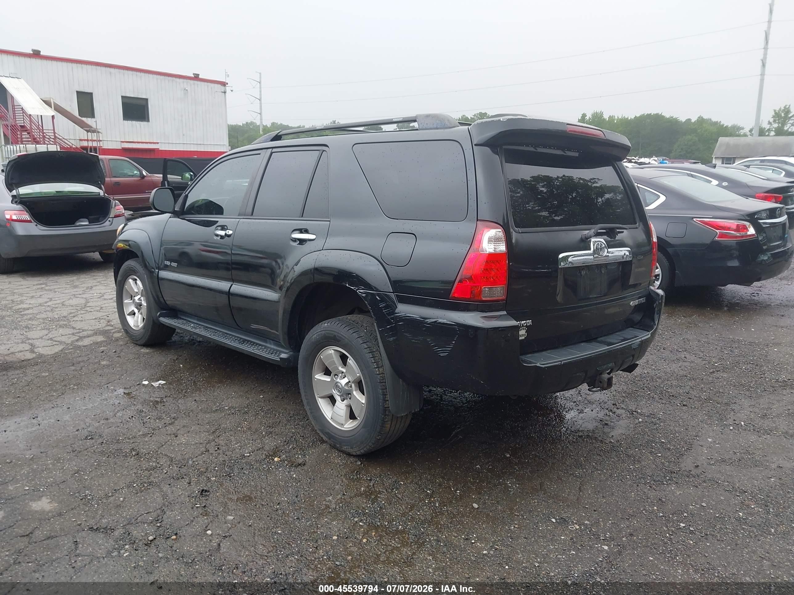 2007 Toyota 4runner Sr5 Black vin: JTEBU14R178085692