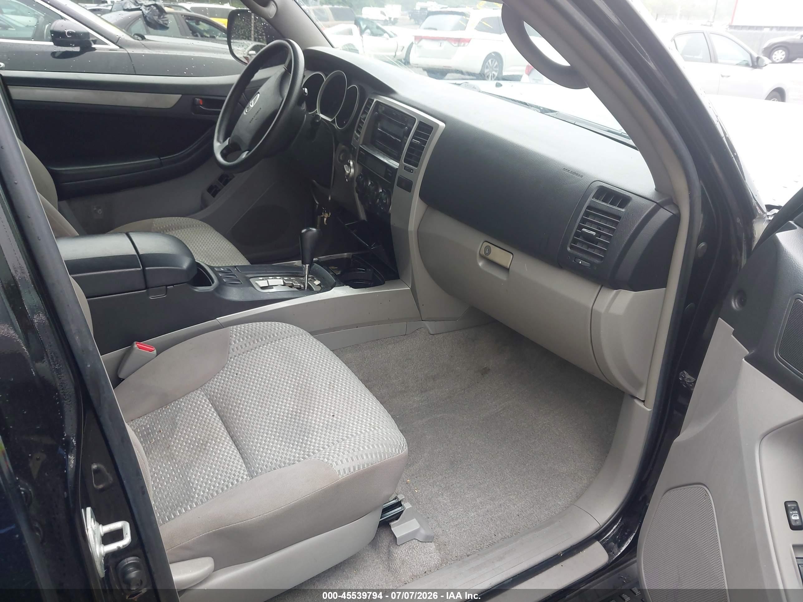 2007 Toyota 4runner Sr5 Black vin: JTEBU14R178085692