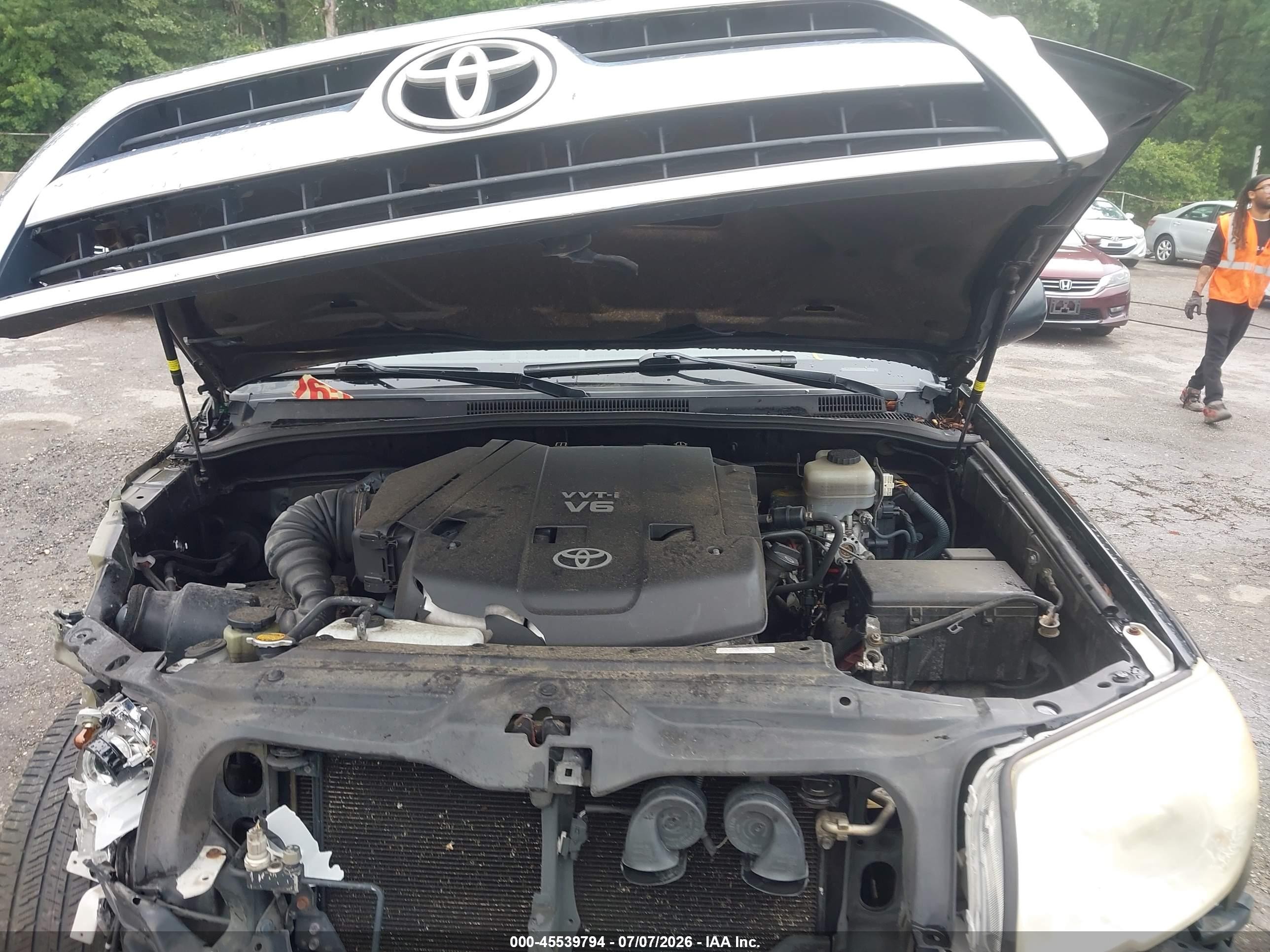 2007 Toyota 4runner Sr5 Black vin: JTEBU14R178085692