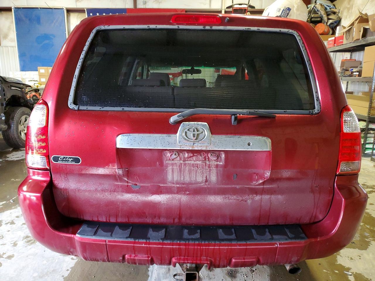 2007 Toyota 4runner Sr5 Красный vin: JTEBU14R178091220