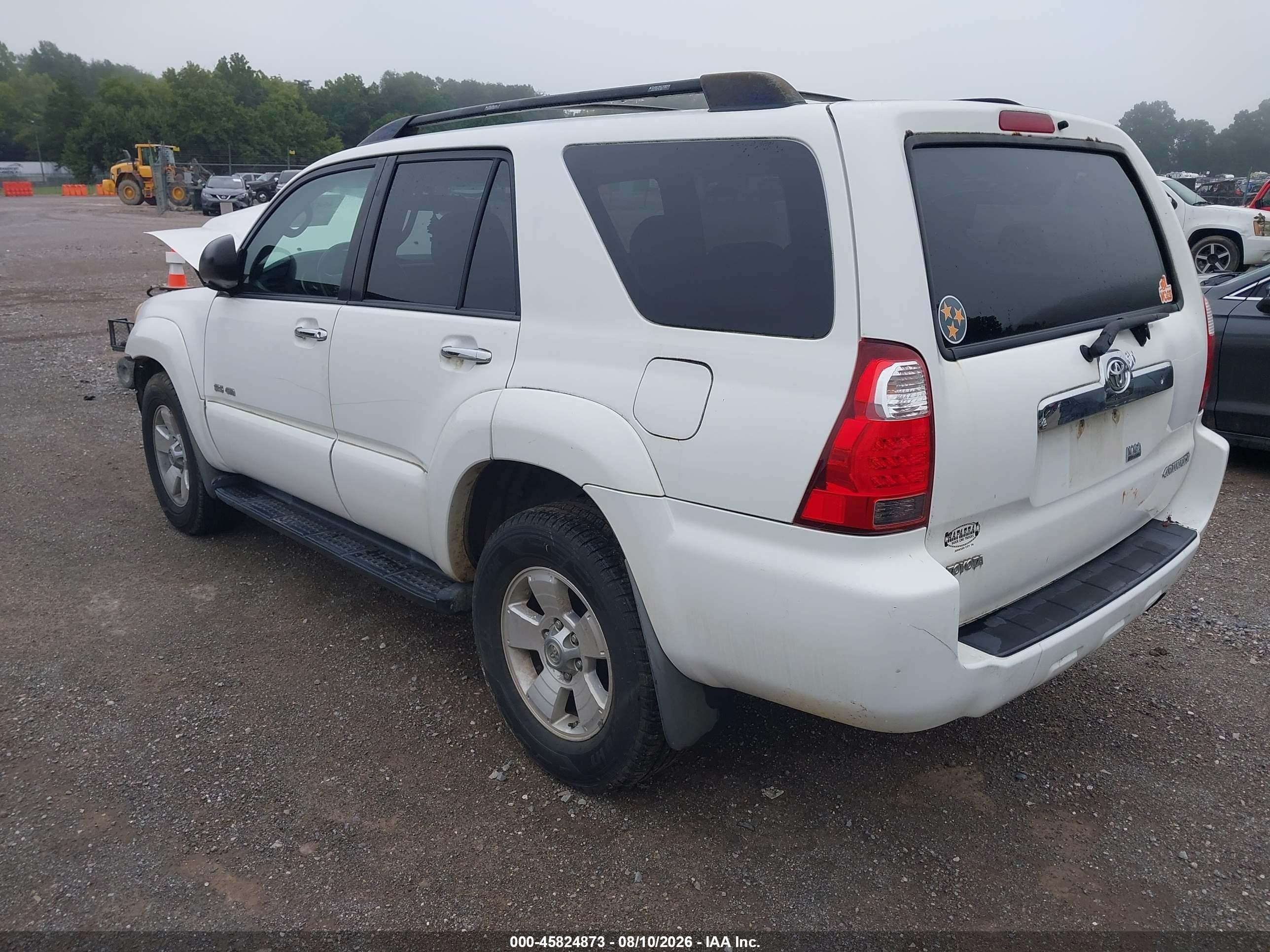 2008 Toyota 4runner Sr5 V6 White vin: JTEBU14R18K014187
