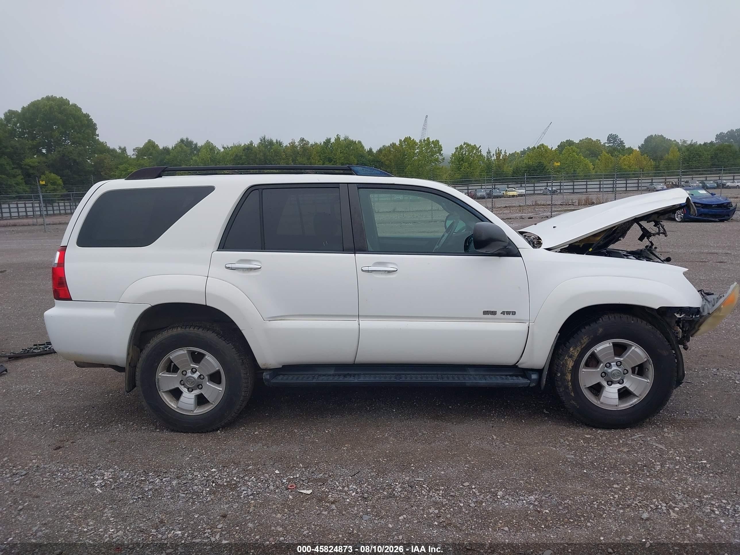 2008 Toyota 4runner Sr5 V6 White vin: JTEBU14R18K014187