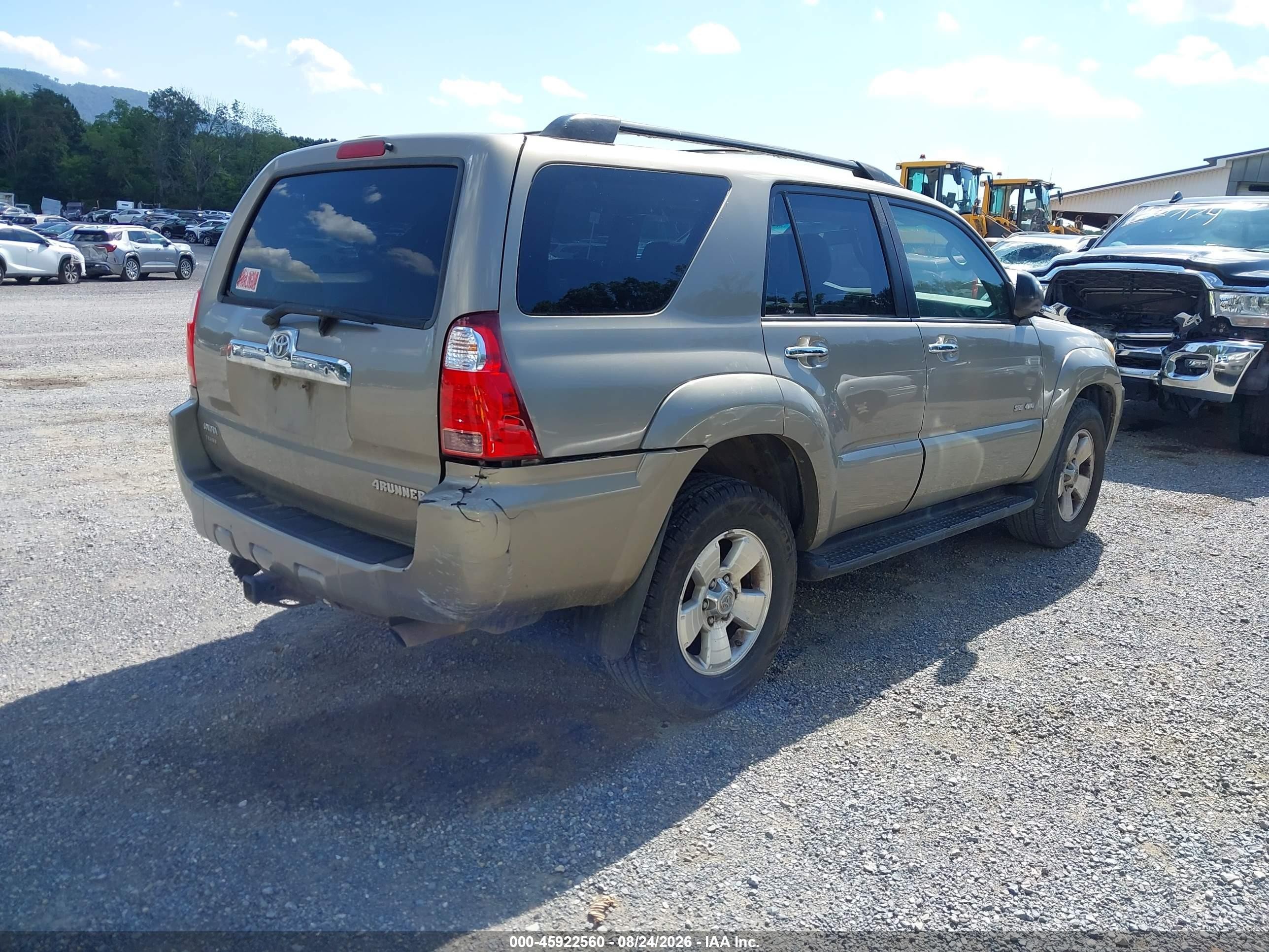 2008 Toyota 4runner Sr5 V6 Gold vin: JTEBU14R18K016389