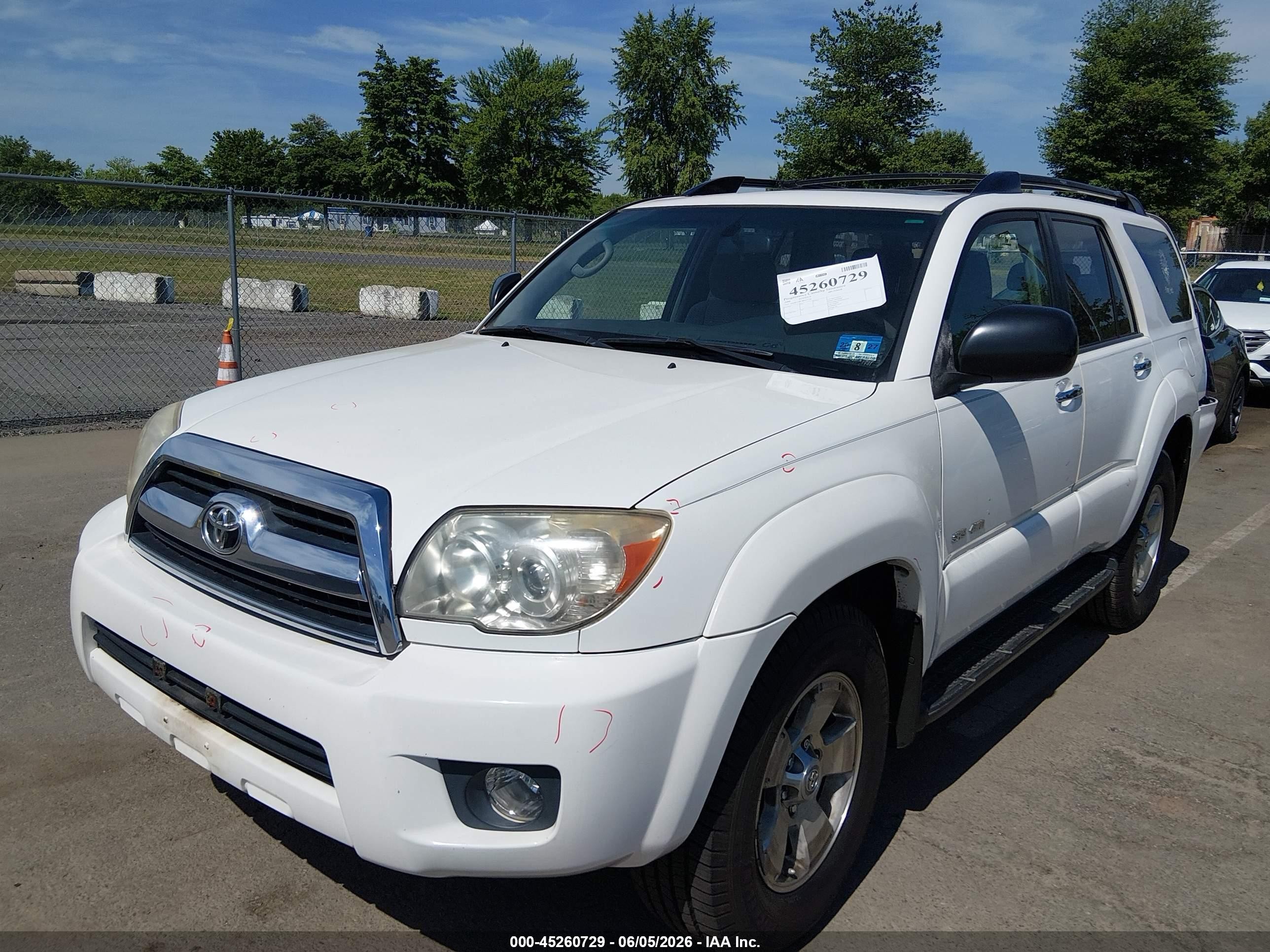 2008 Toyota 4runner Sr5 V6 White vin: JTEBU14R18K027134