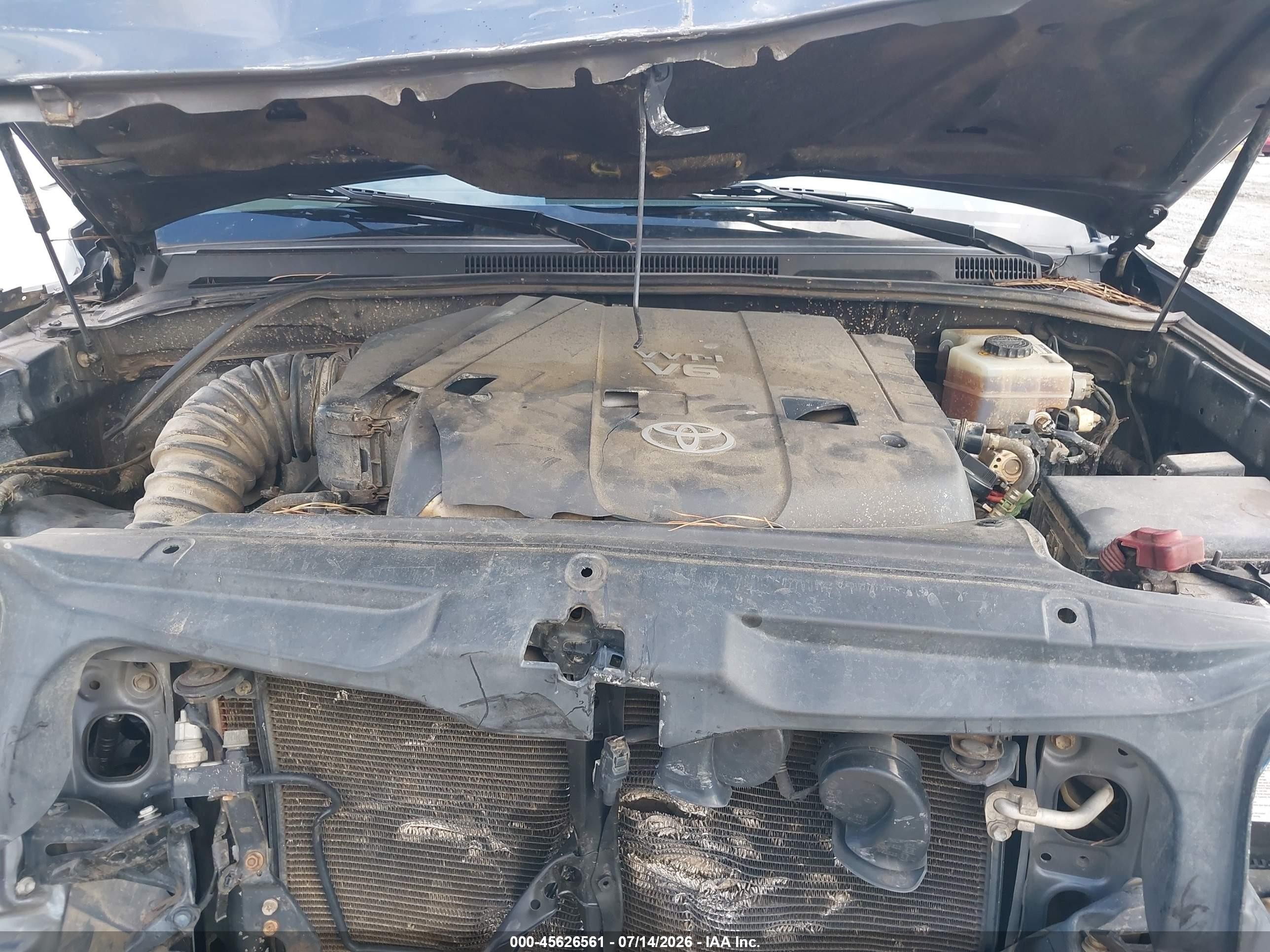 2004 Toyota 4runner Sr5 V6 Gray vin: JTEBU14R240033725