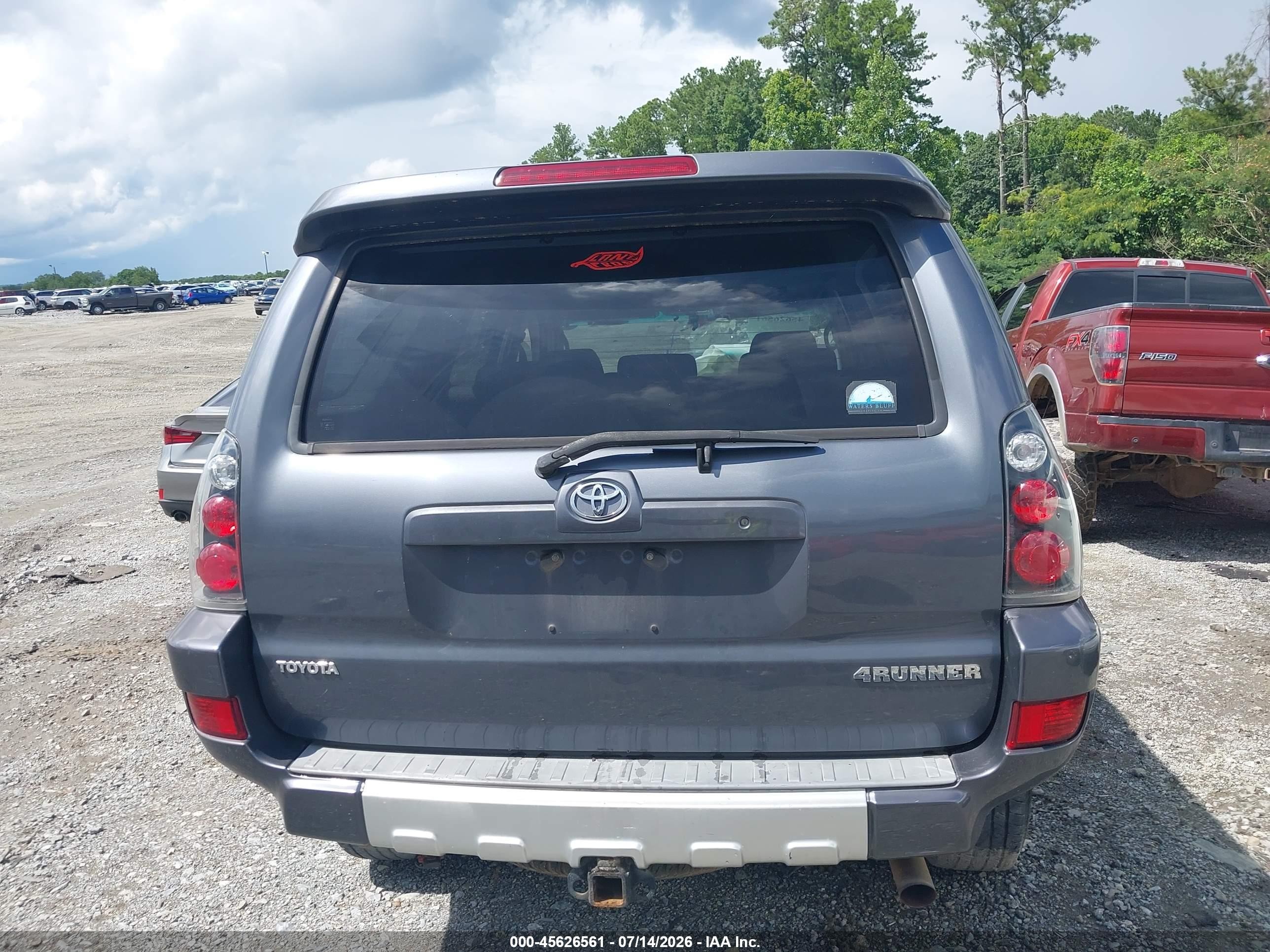2004 Toyota 4runner Sr5 V6 Gray vin: JTEBU14R240033725