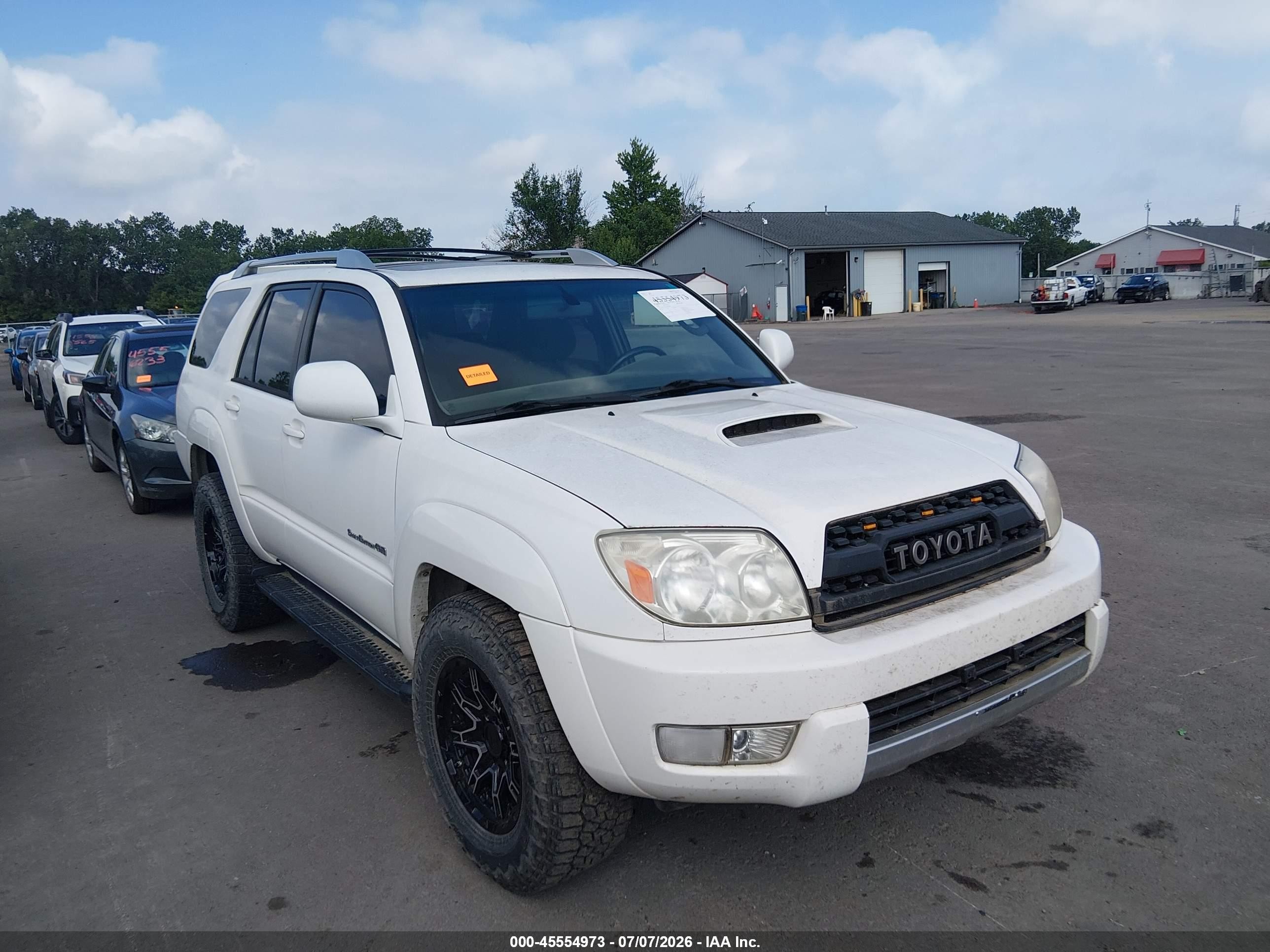 2005 Toyota 4runner Sr5 Sport V6 White vin: JTEBU14R250058500