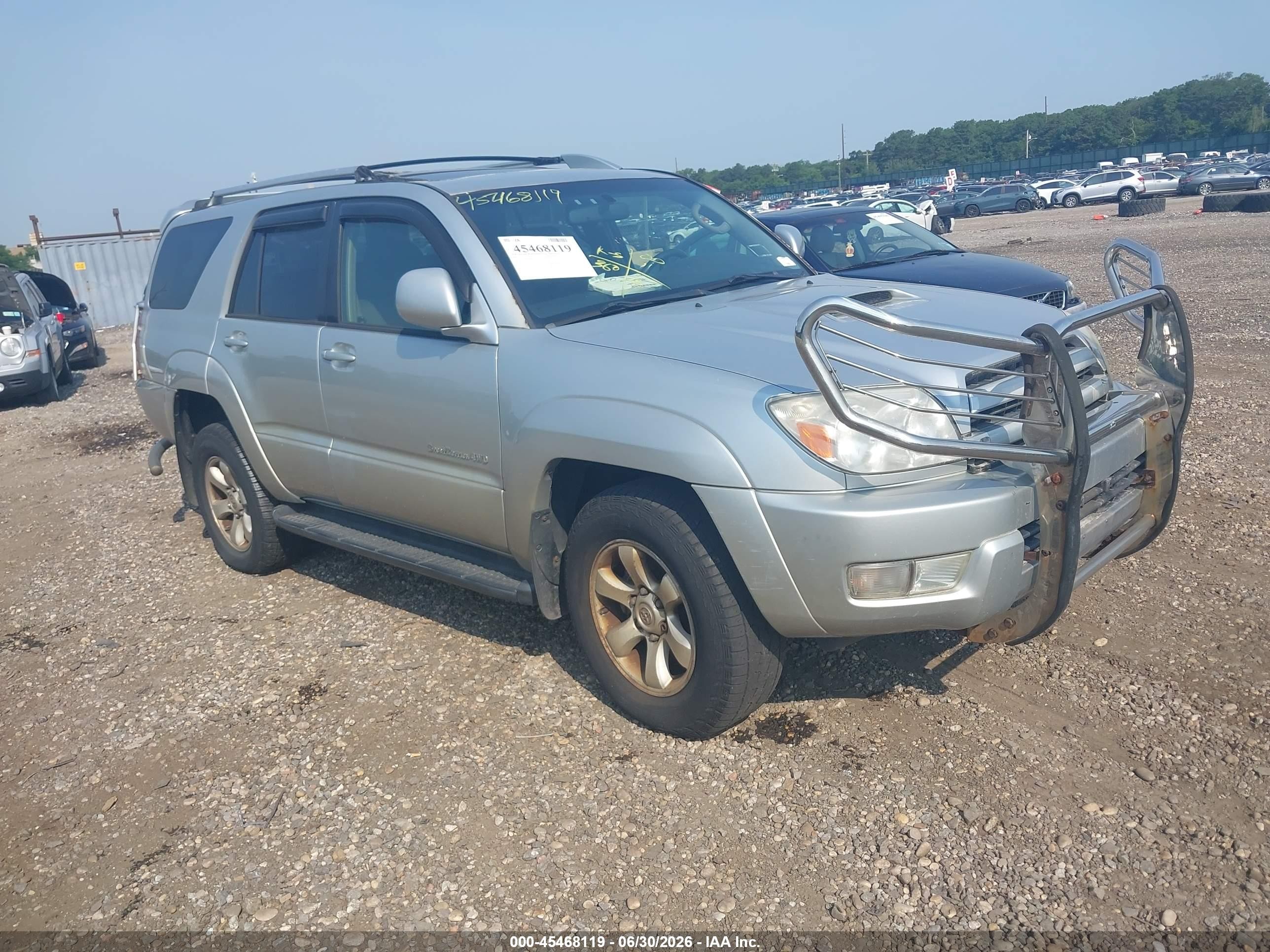 2005 Toyota 4runner Sr5 Sport V6 Gray vin: JTEBU14R250069741