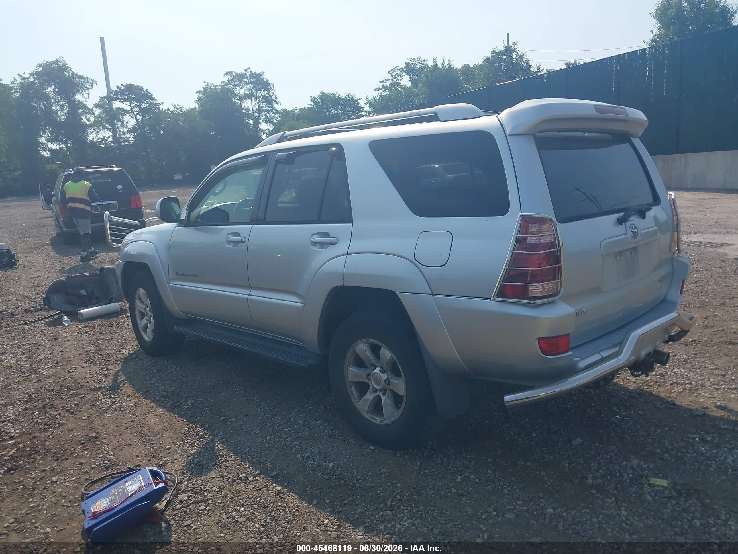 2005 Toyota 4runner Sr5 Sport V6 Gray vin: JTEBU14R250069741