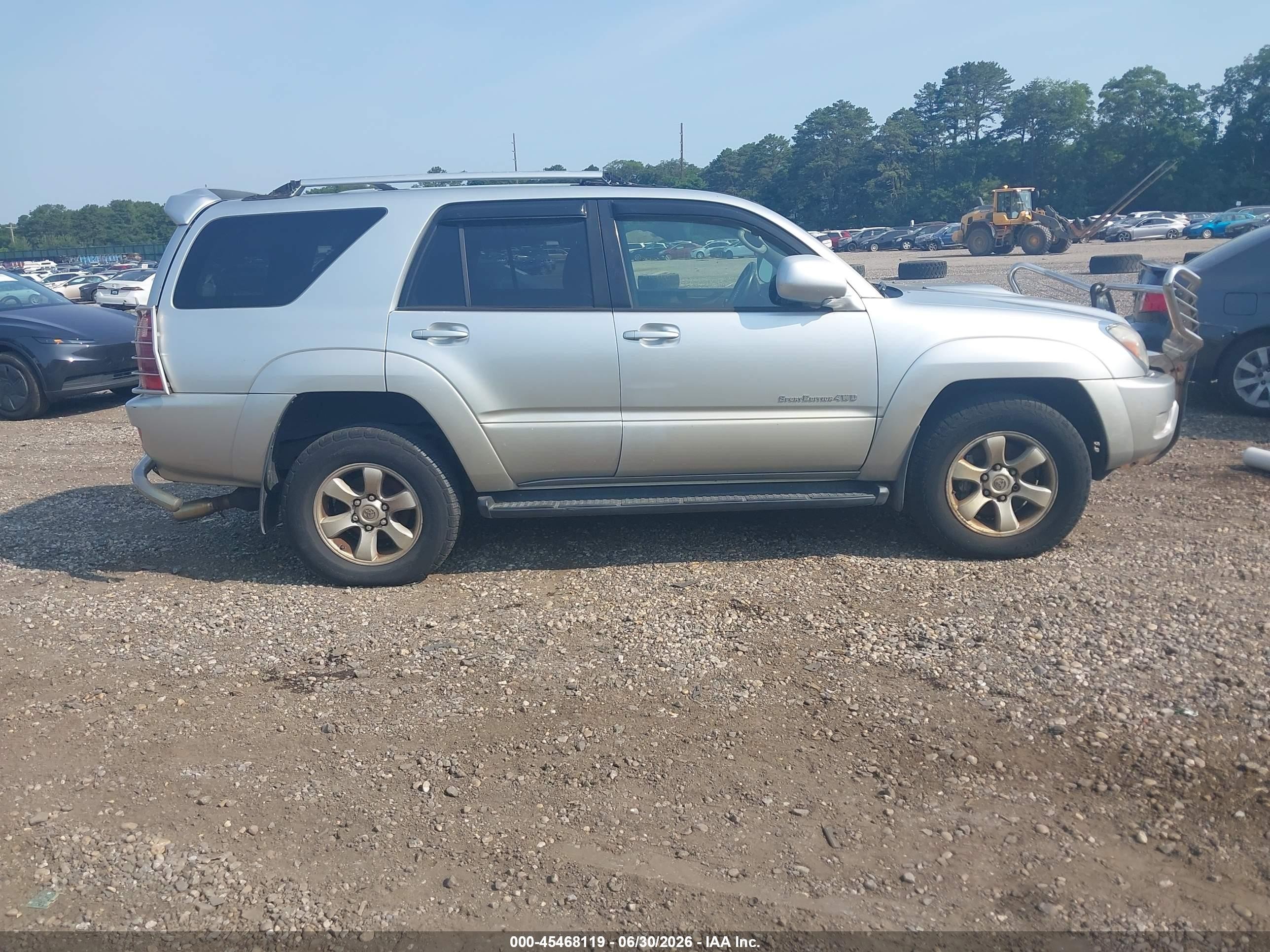 2005 Toyota 4runner Sr5 Sport V6 Gray vin: JTEBU14R250069741