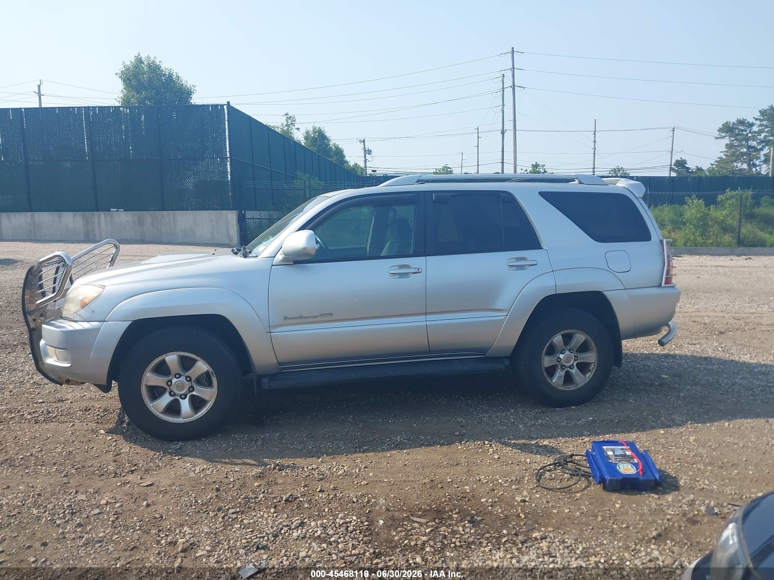 2005 Toyota 4runner Sr5 Sport V6 Gray vin: JTEBU14R250069741