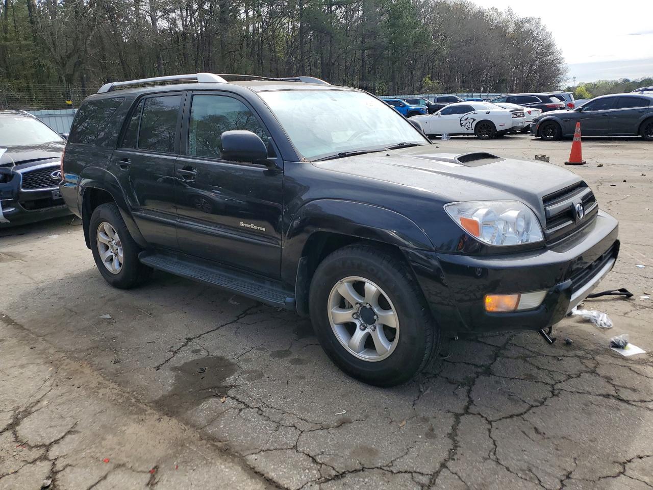 2005 Toyota 4runner Sport Edition Black vin: JTEBU14R250070825