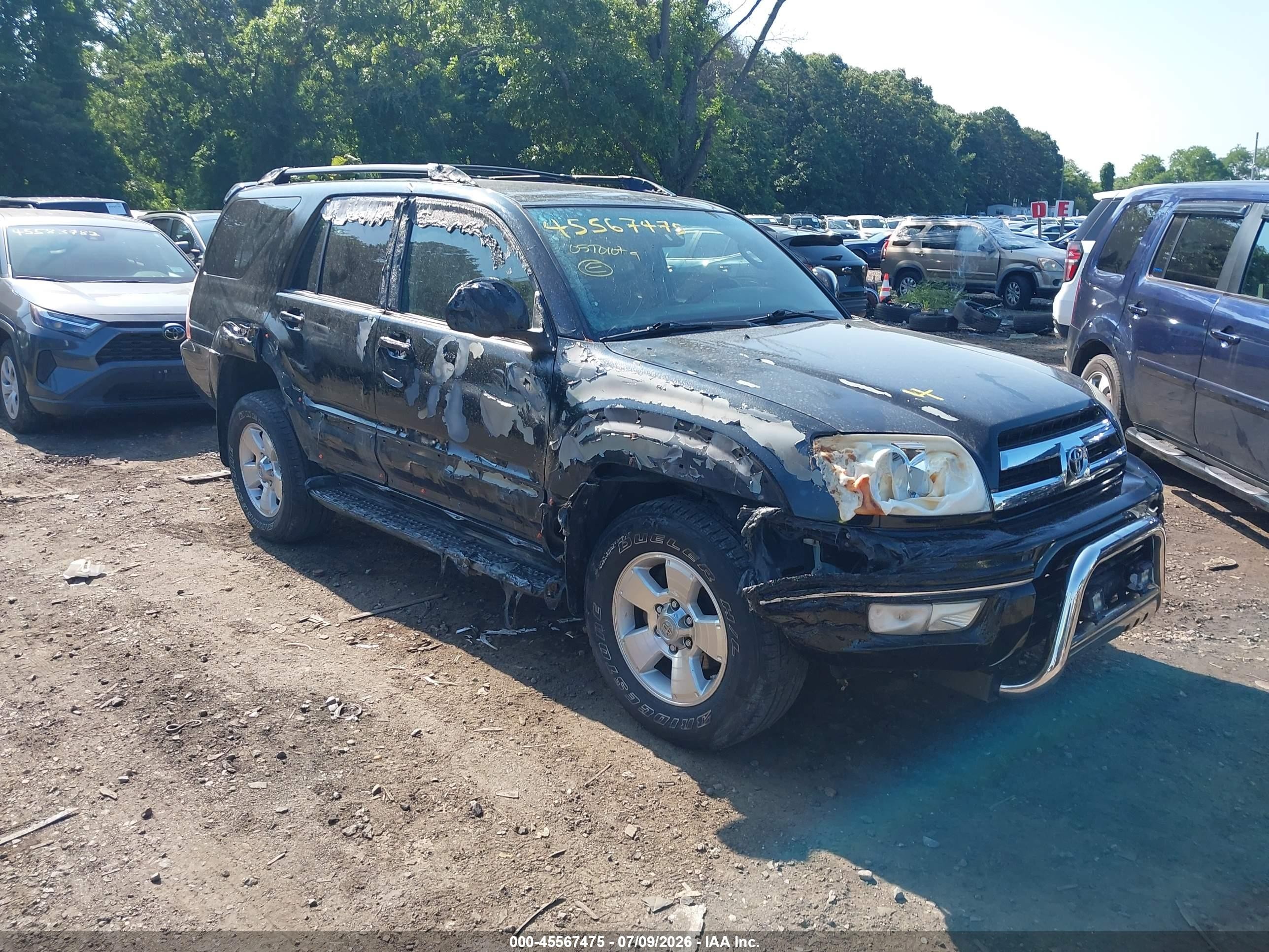 2005 Toyota 4runner Sr5 V6 Черный vin: JTEBU14R250072767