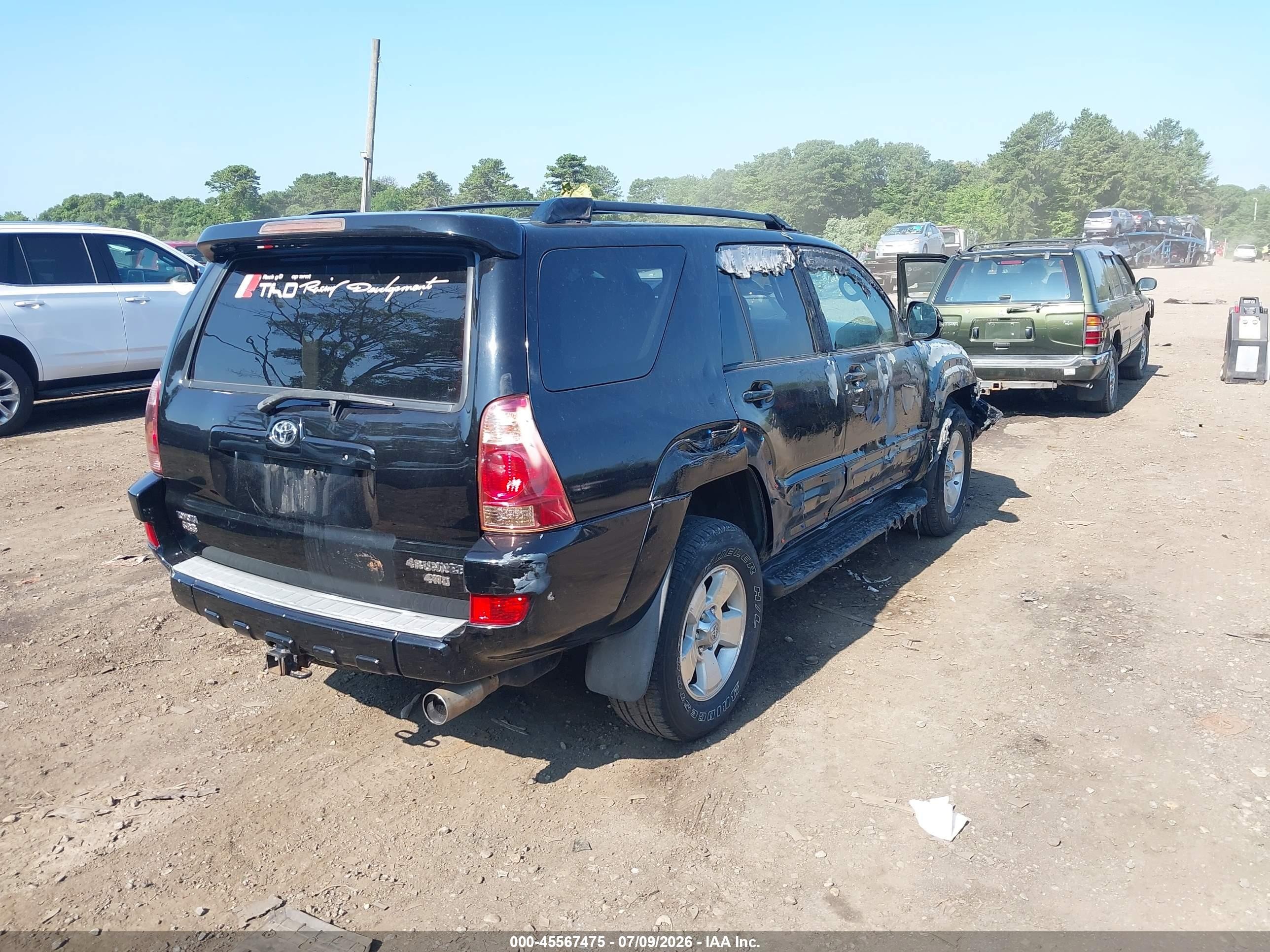 2005 Toyota 4runner Sr5 V6 Черный vin: JTEBU14R250072767