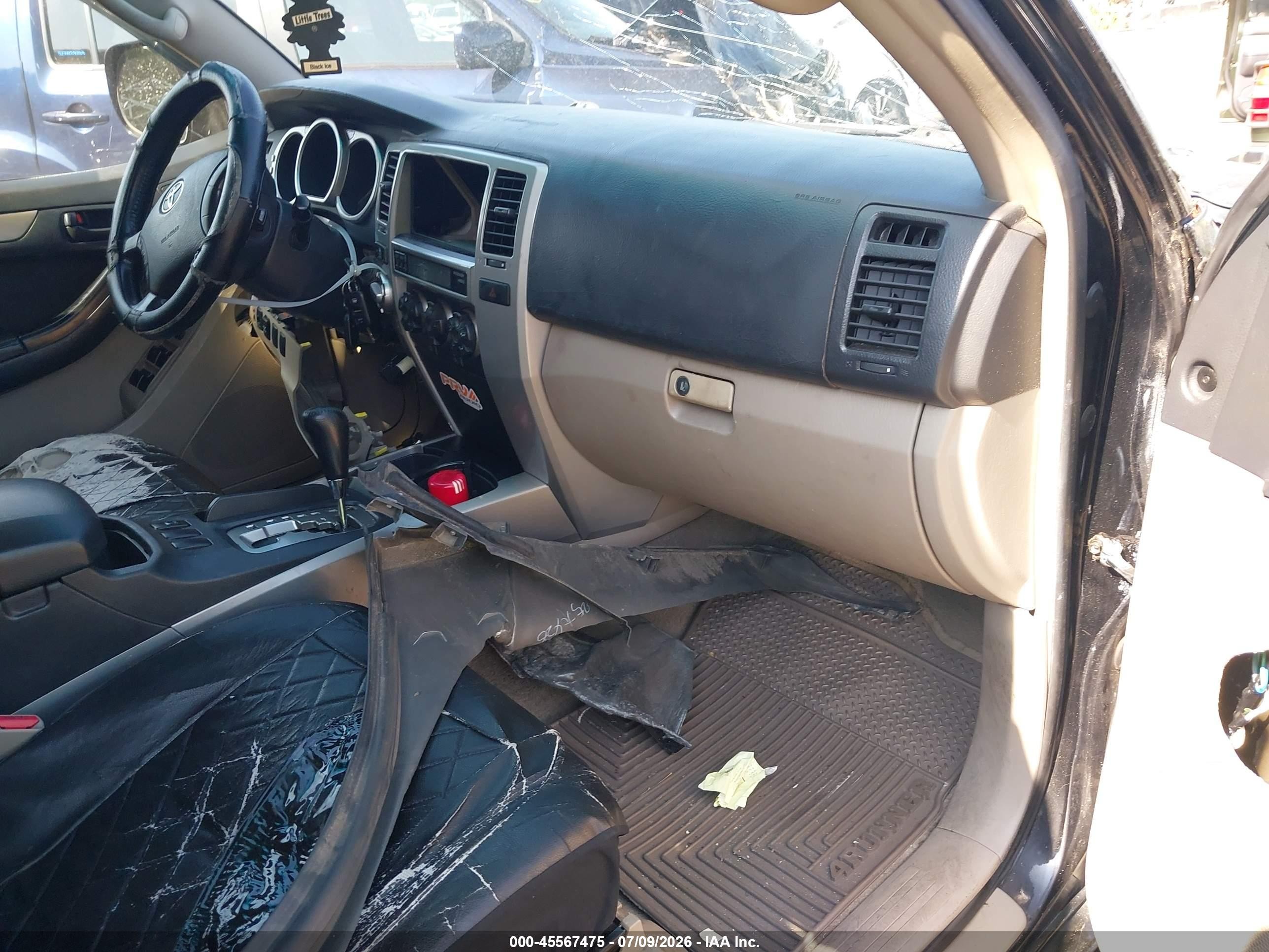 2005 Toyota 4runner Sr5 V6 Черный vin: JTEBU14R250072767