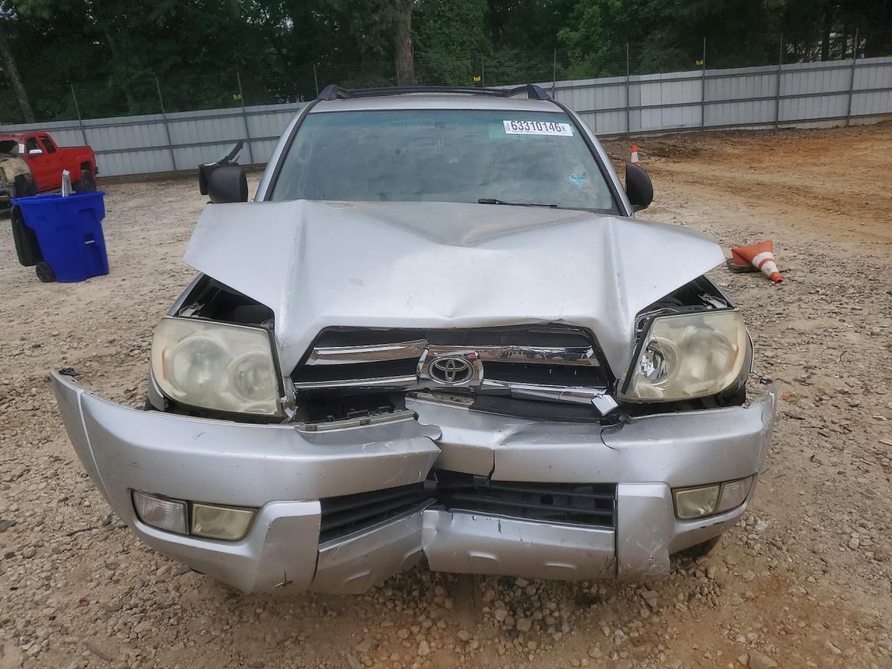 2005 Toyota 4runner Sr5 Silver vin: JTEBU14R258030052
