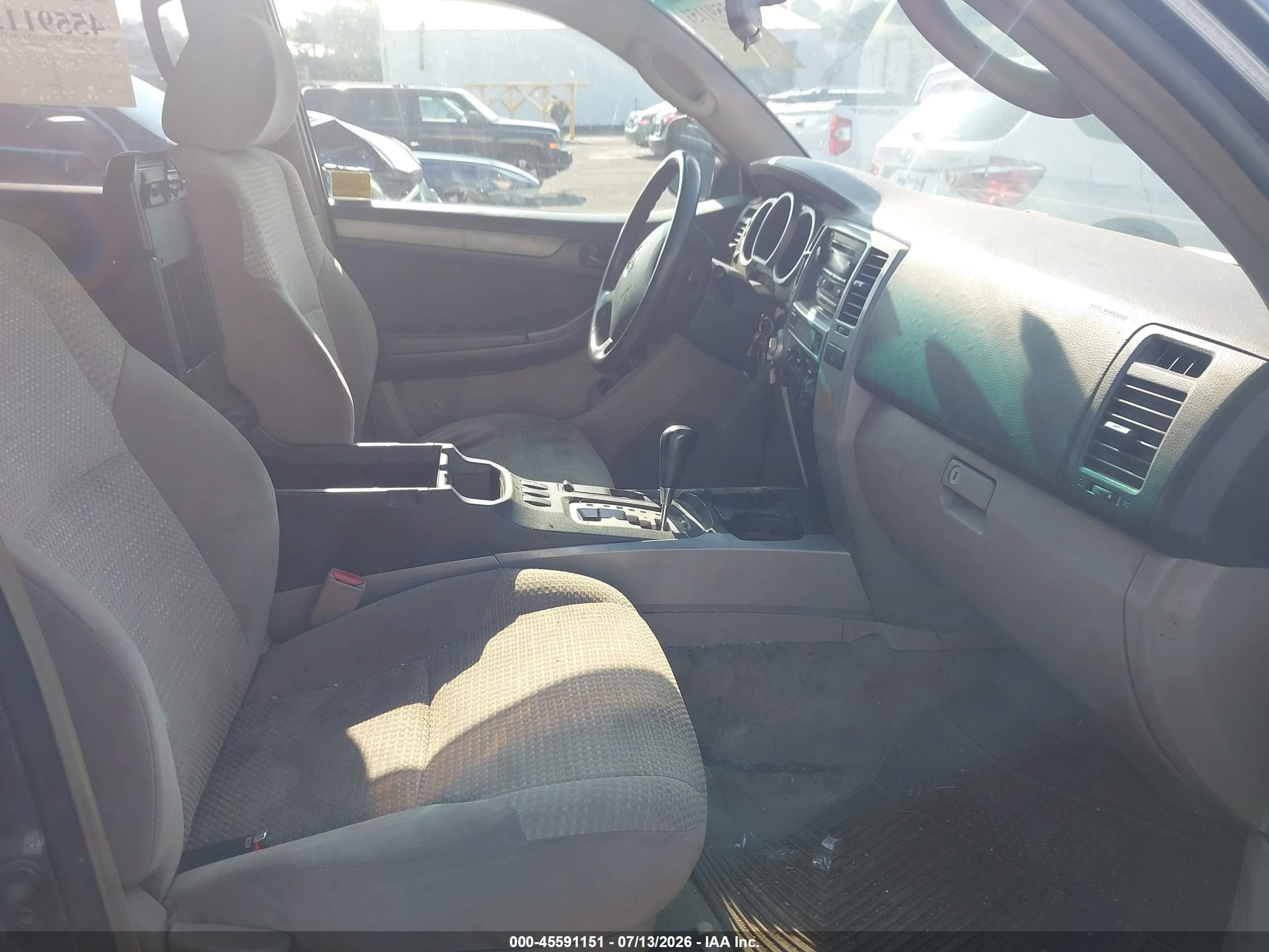 2005 Toyota 4runner Sr5 V6 Gray vin: JTEBU14R258037289