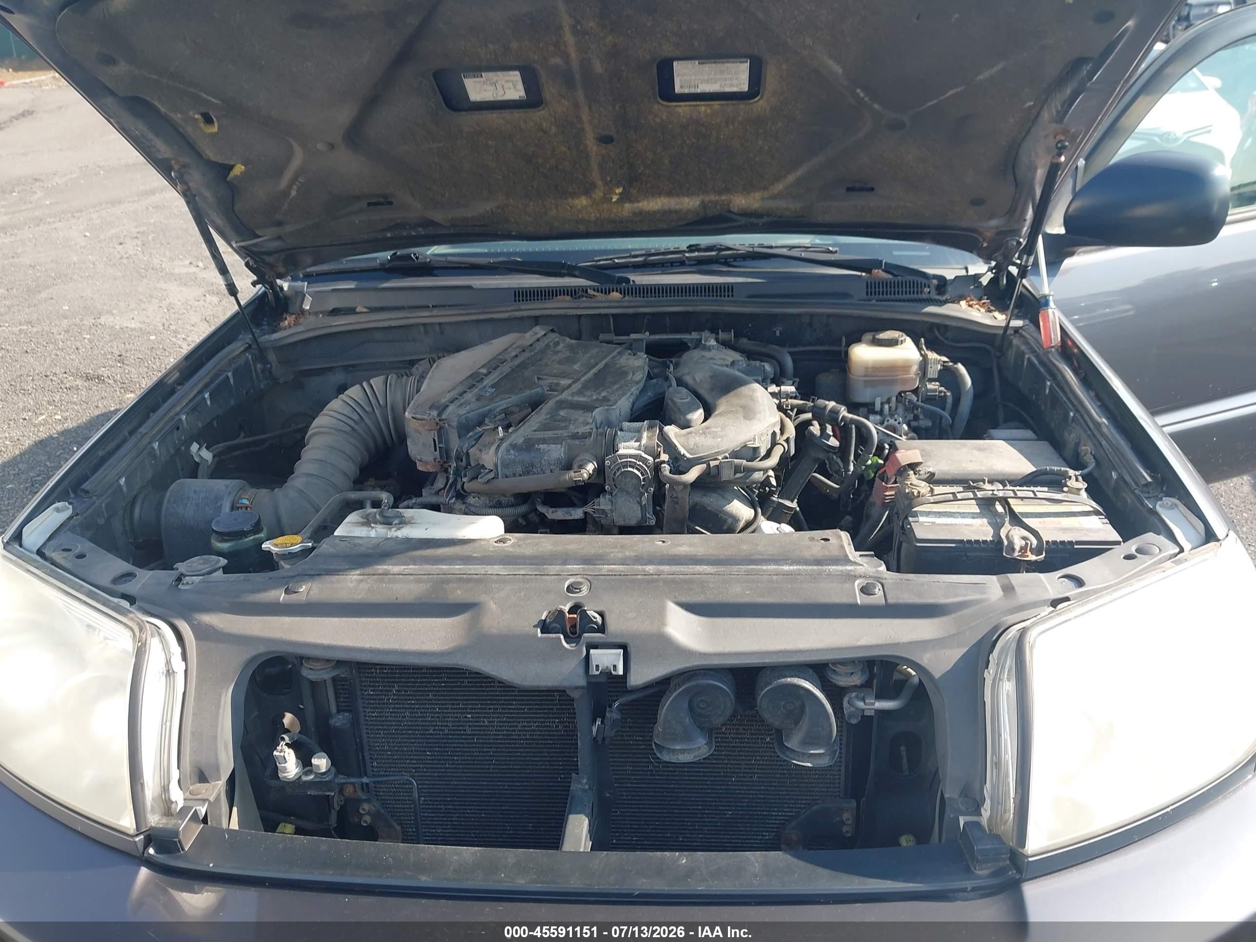 2005 Toyota 4runner Sr5 V6 Gray vin: JTEBU14R258037289