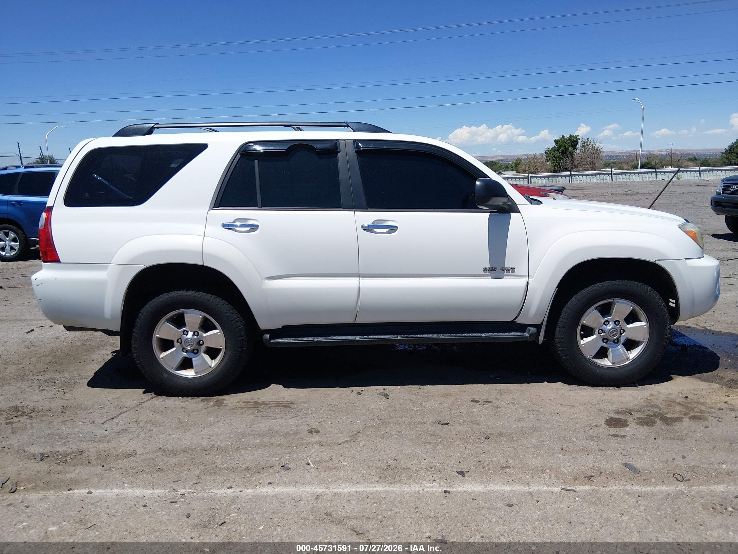 2006 Toyota 4runner Sr5 V6 White vin: JTEBU14R260084726