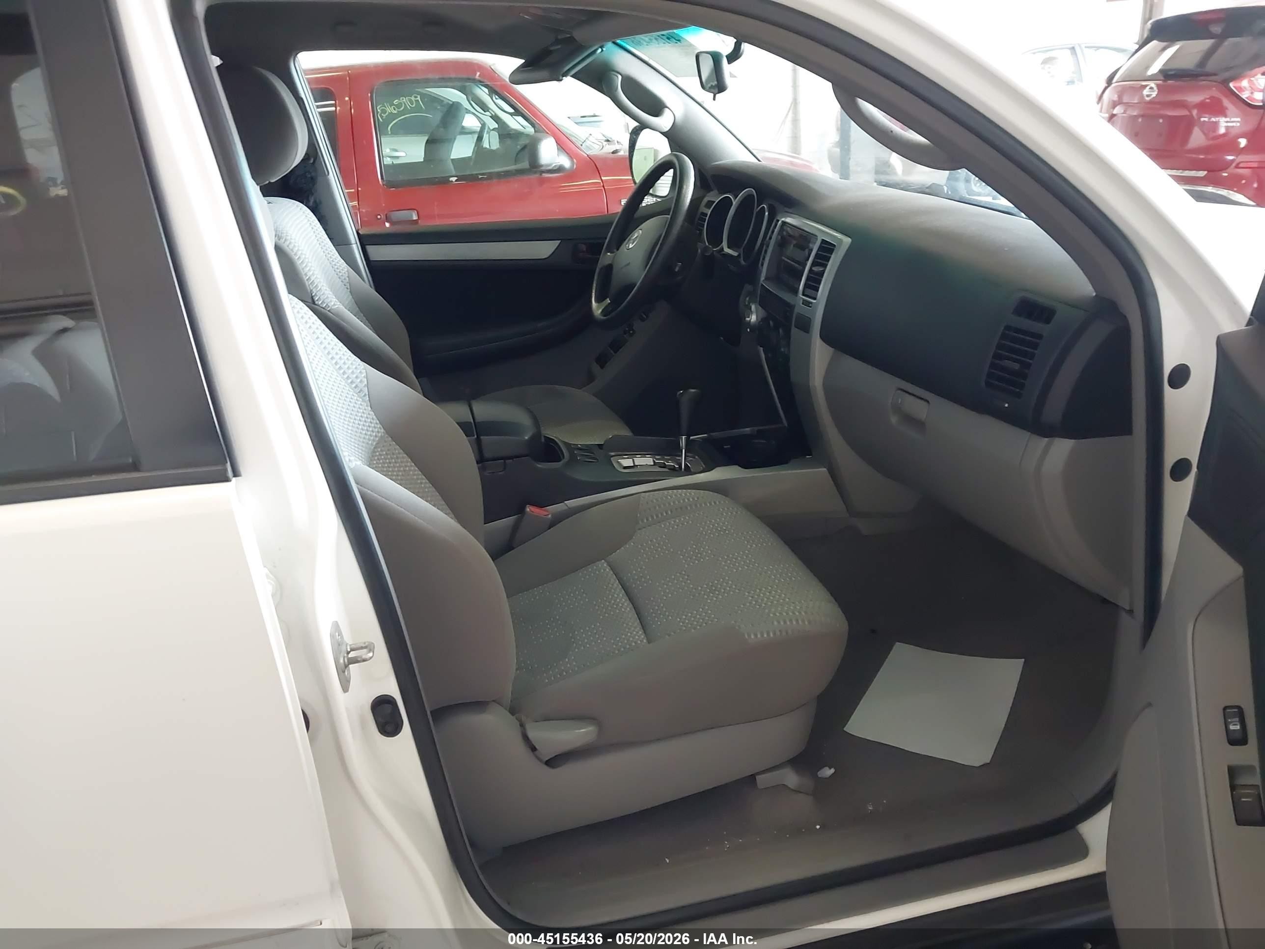 2006 Toyota 4runner Sr5 White vin: JTEBU14R260101850