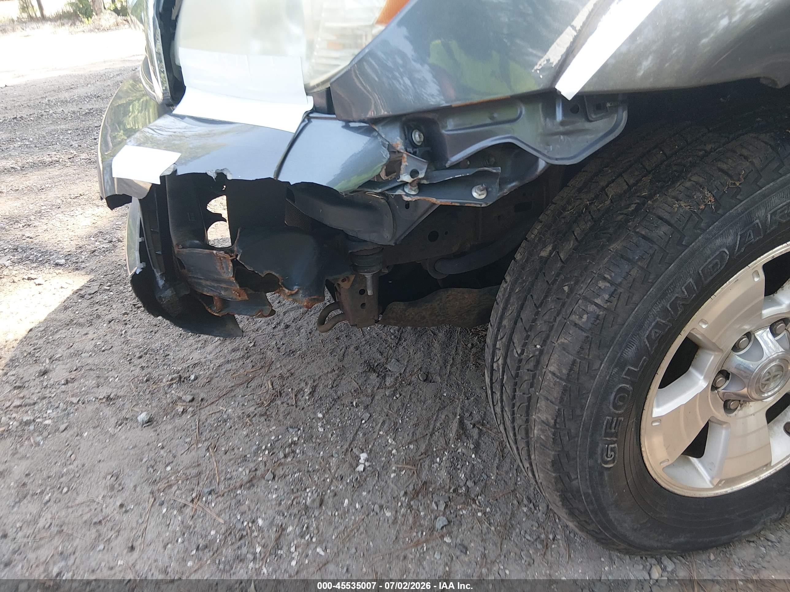 2006 Toyota 4runner Sr5 V6 Серый vin: JTEBU14R268070276