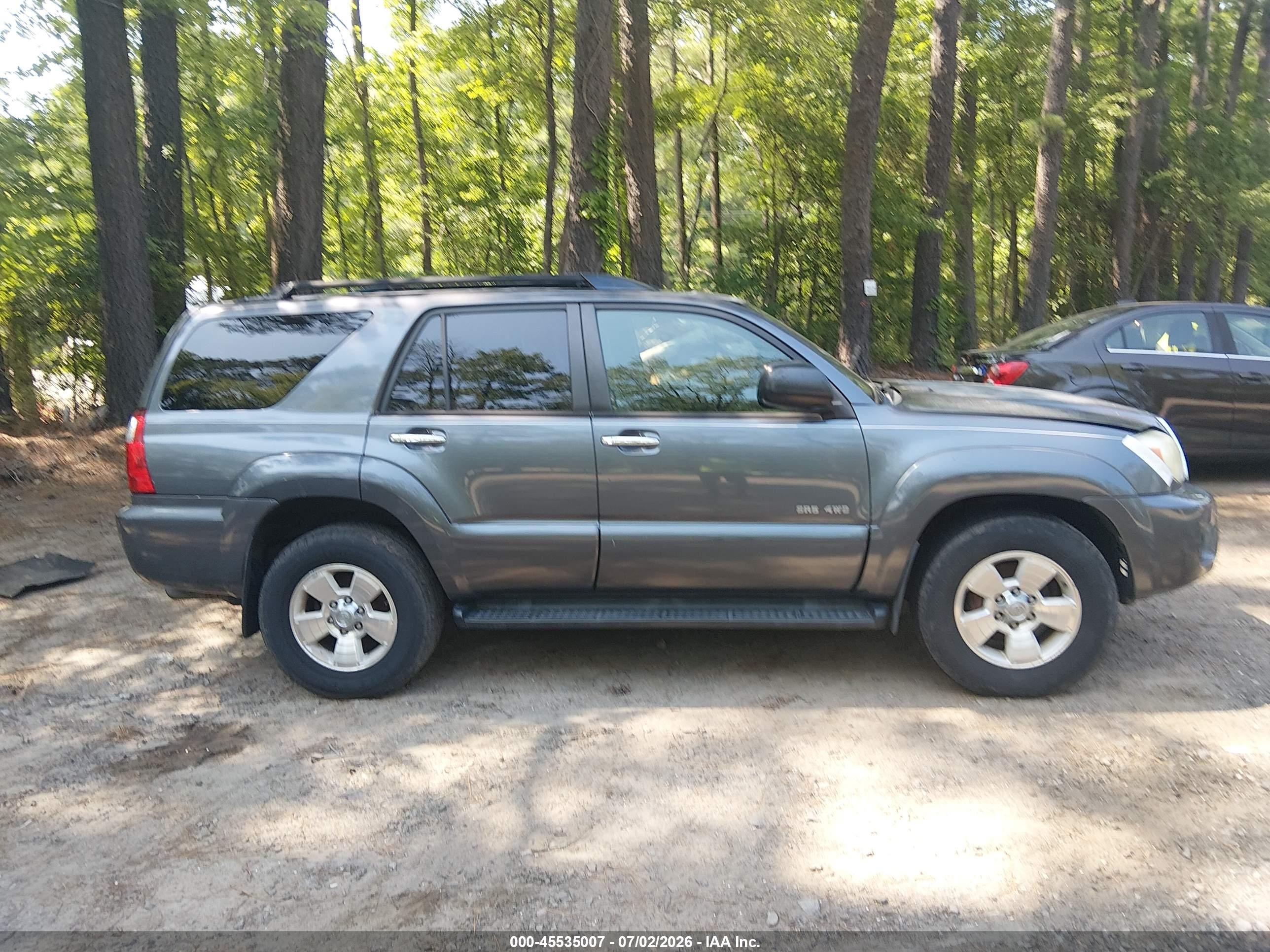 2006 Toyota 4runner Sr5 V6 Серый vin: JTEBU14R268070276