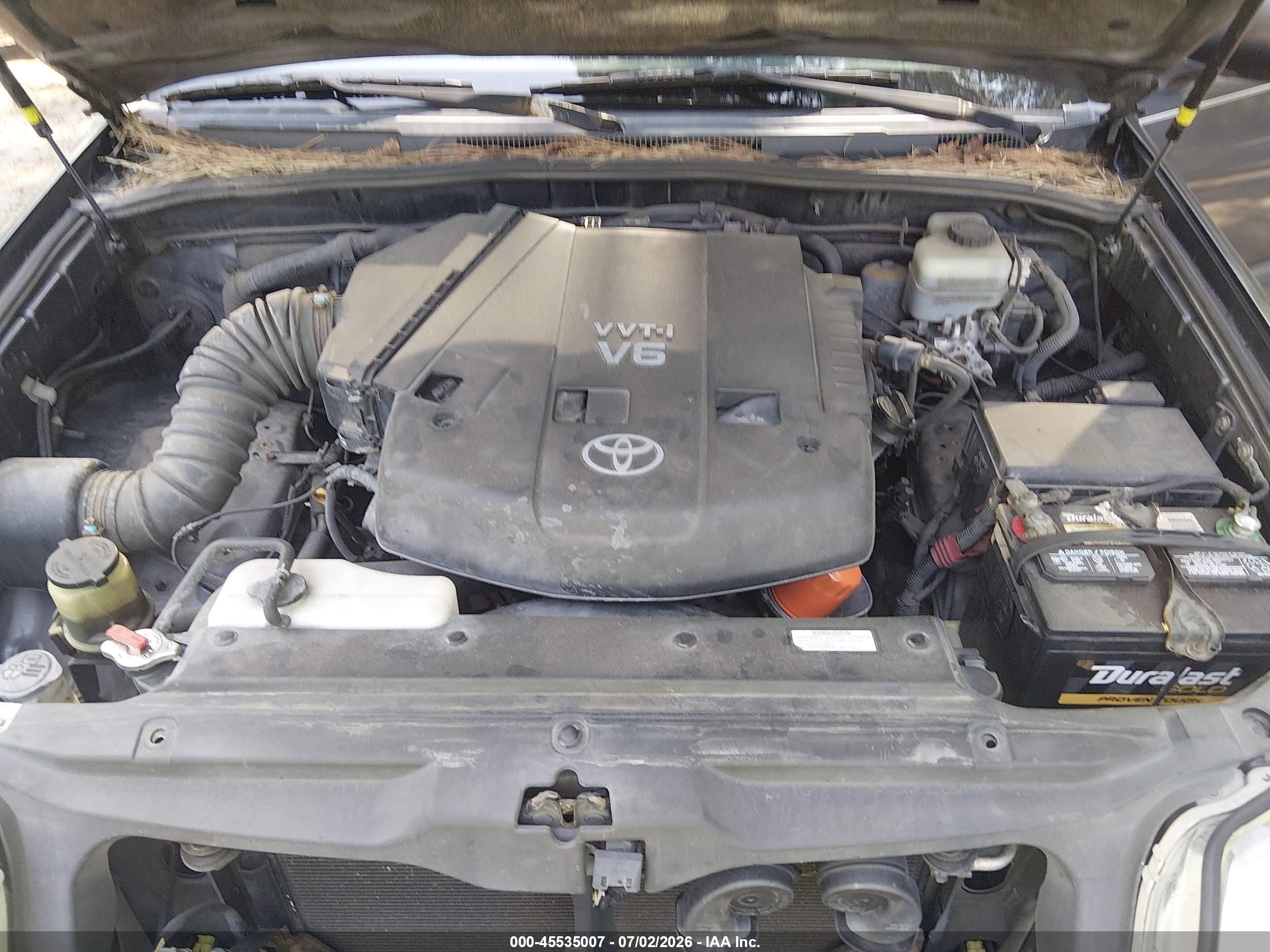2006 Toyota 4runner Sr5 V6 Серый vin: JTEBU14R268070276