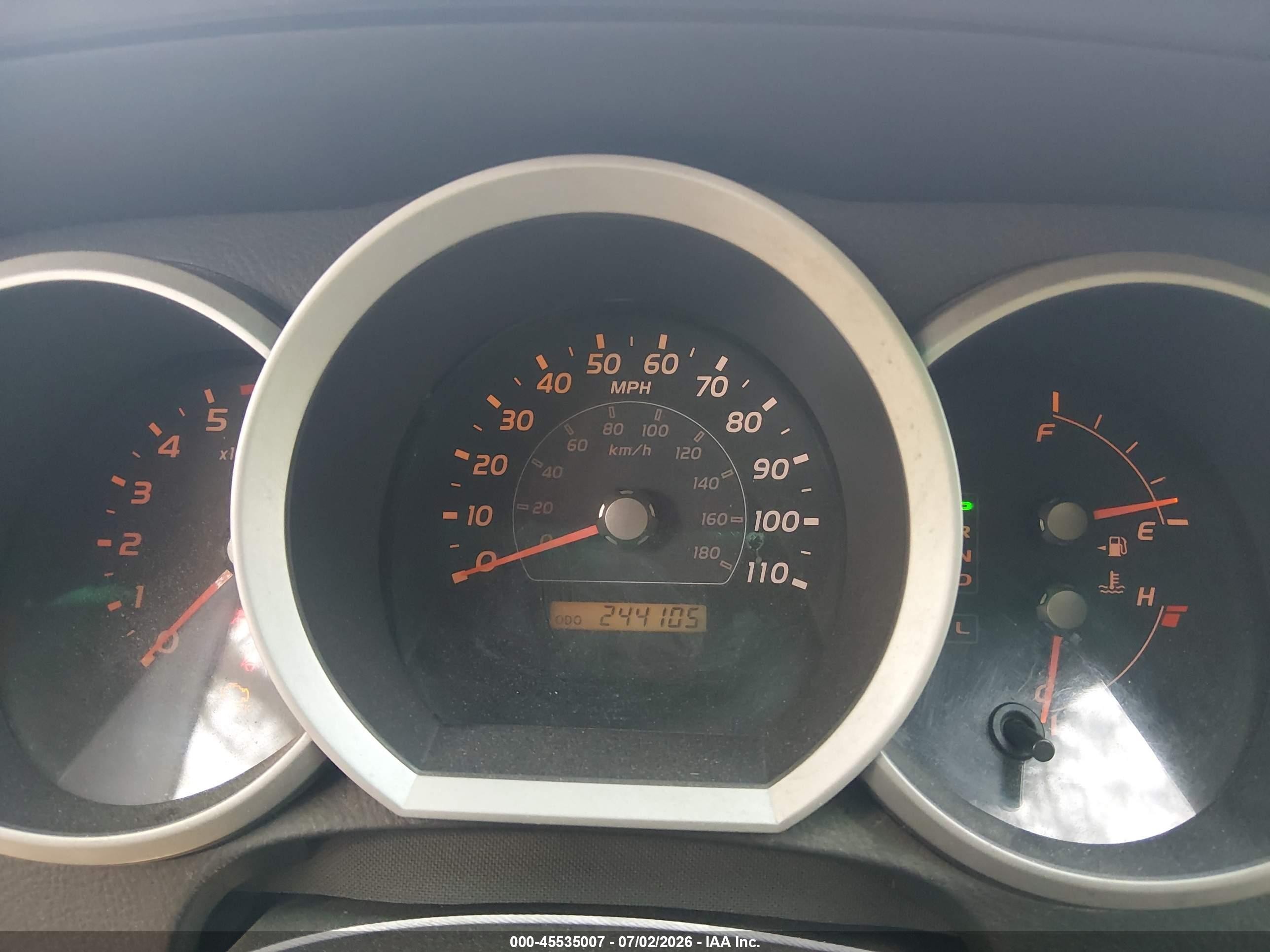 2006 Toyota 4runner Sr5 V6 Серый vin: JTEBU14R268070276