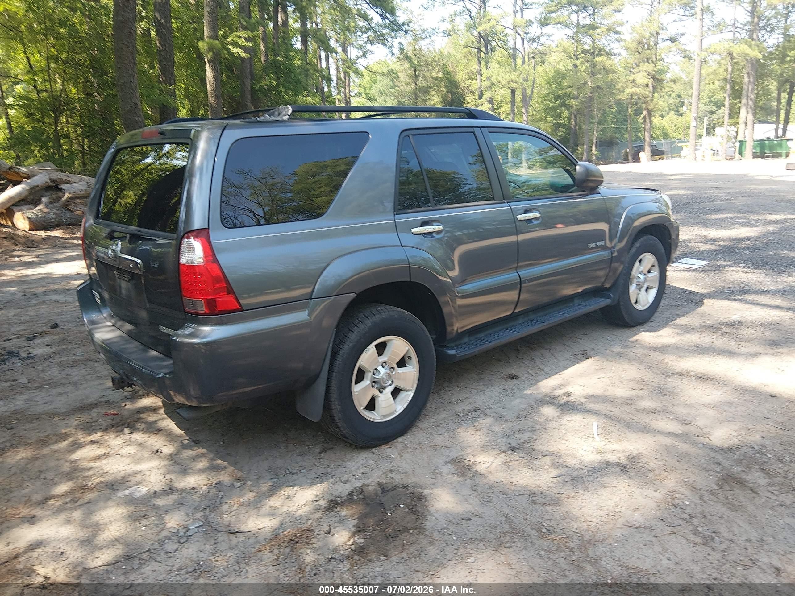 2006 Toyota 4runner Sr5 V6 Серый vin: JTEBU14R268070276