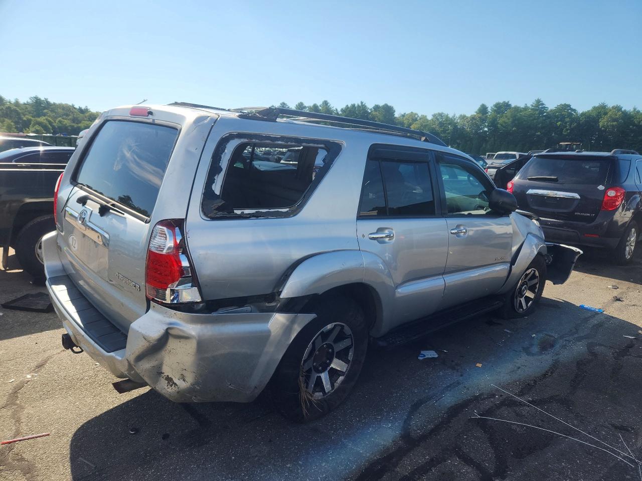 2006 Toyota 4runner Sr5 Silver vin: JTEBU14R268073503