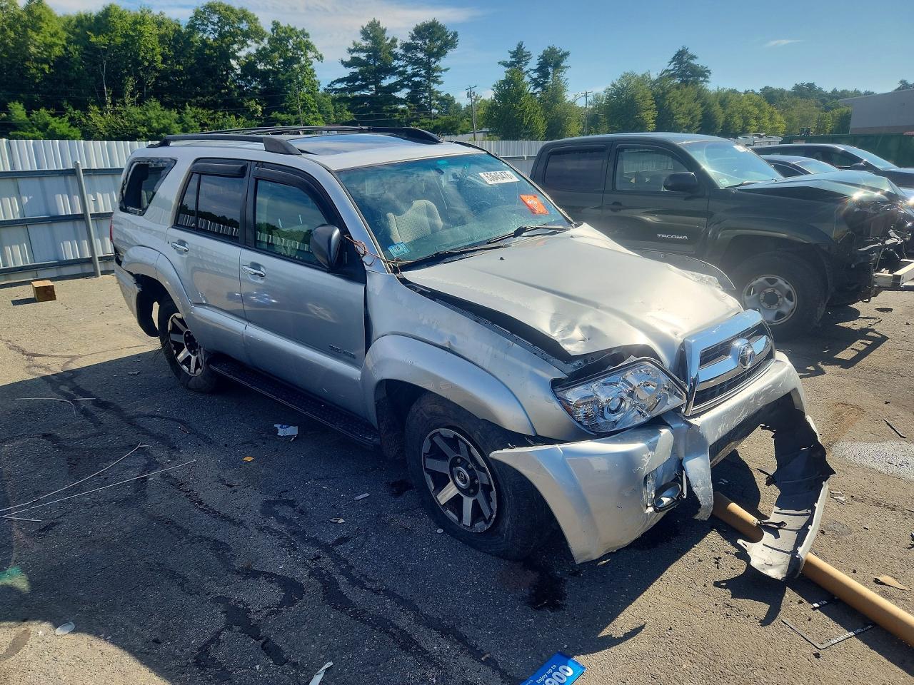 2006 Toyota 4runner Sr5 Silver vin: JTEBU14R268073503