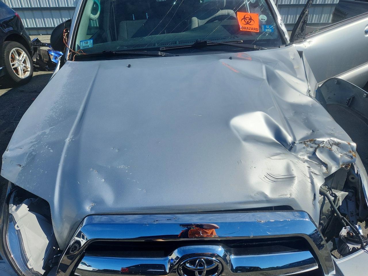 2006 Toyota 4runner Sr5 Silver vin: JTEBU14R268073503