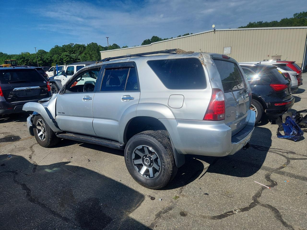 2006 Toyota 4runner Sr5 Silver vin: JTEBU14R268073503