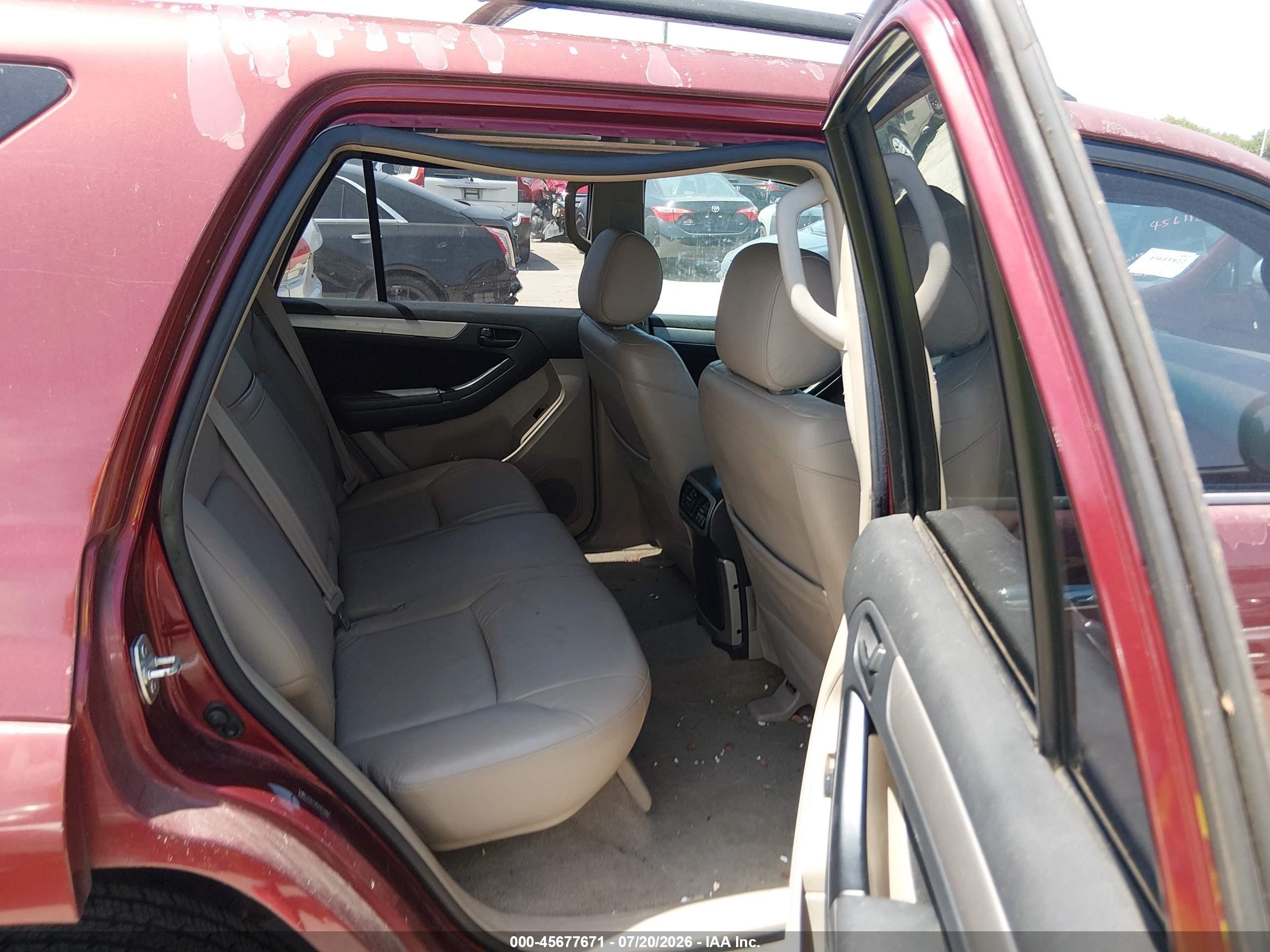 2006 Toyota 4runner Sr5 V6 Maroon vin: JTEBU14R268074859