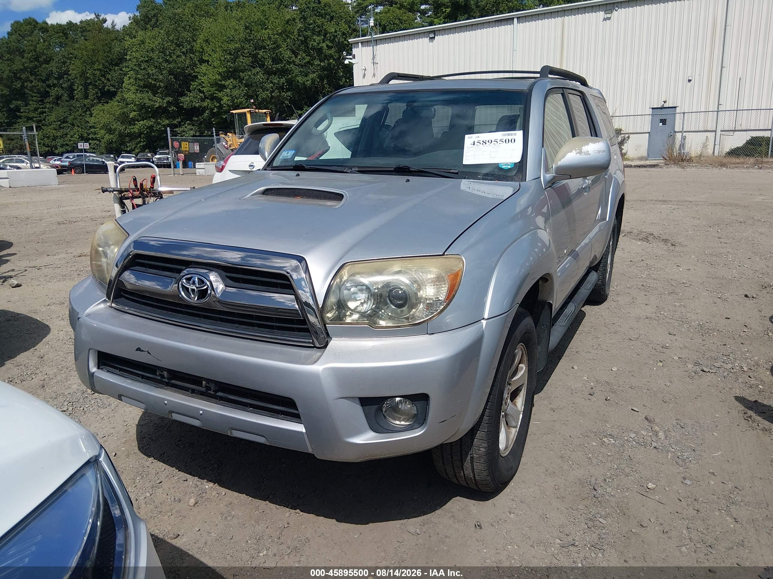 2007 Toyota 4runner Sr5 Sport Silver vin: JTEBU14R270118858