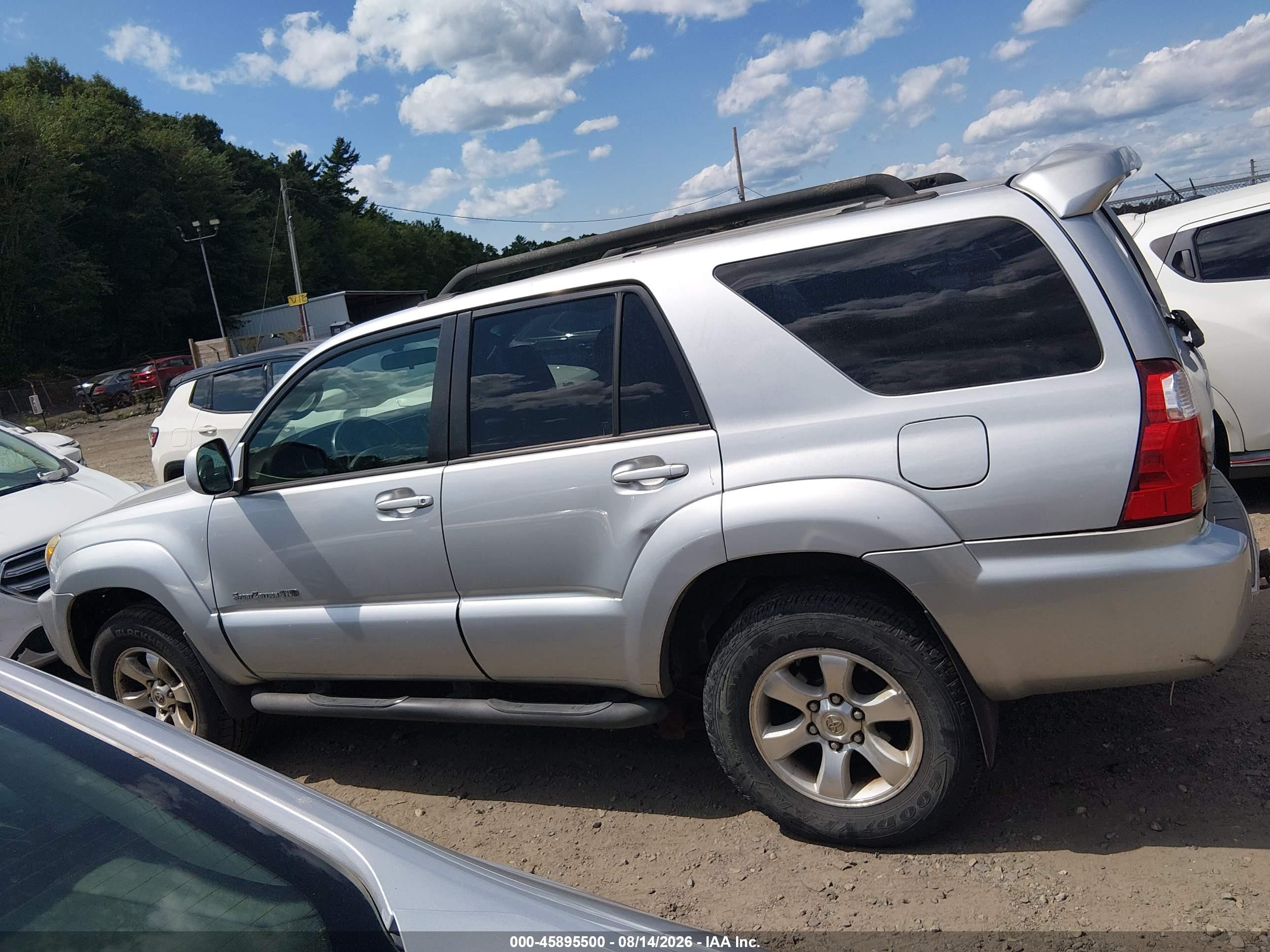 2007 Toyota 4runner Sr5 Sport Silver vin: JTEBU14R270118858