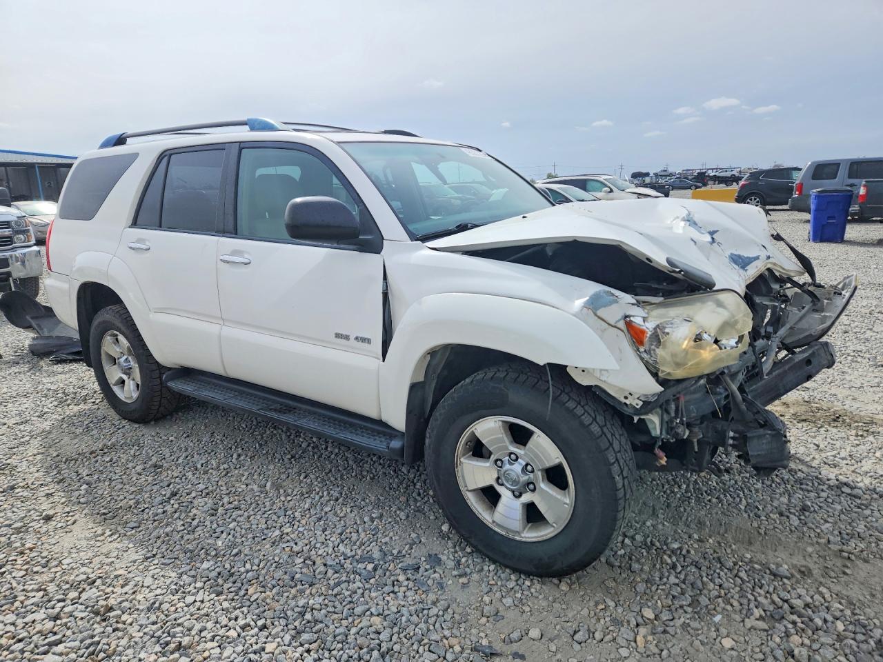 2007 Toyota 4runner Sr5 White vin: JTEBU14R278088262